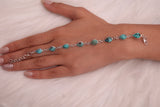 Turquoise Bracelet, 925 Sterling Silver Bracelet, December Birthstone Bracelet, Handmade Silver Jewelry, Adjustable bracelet