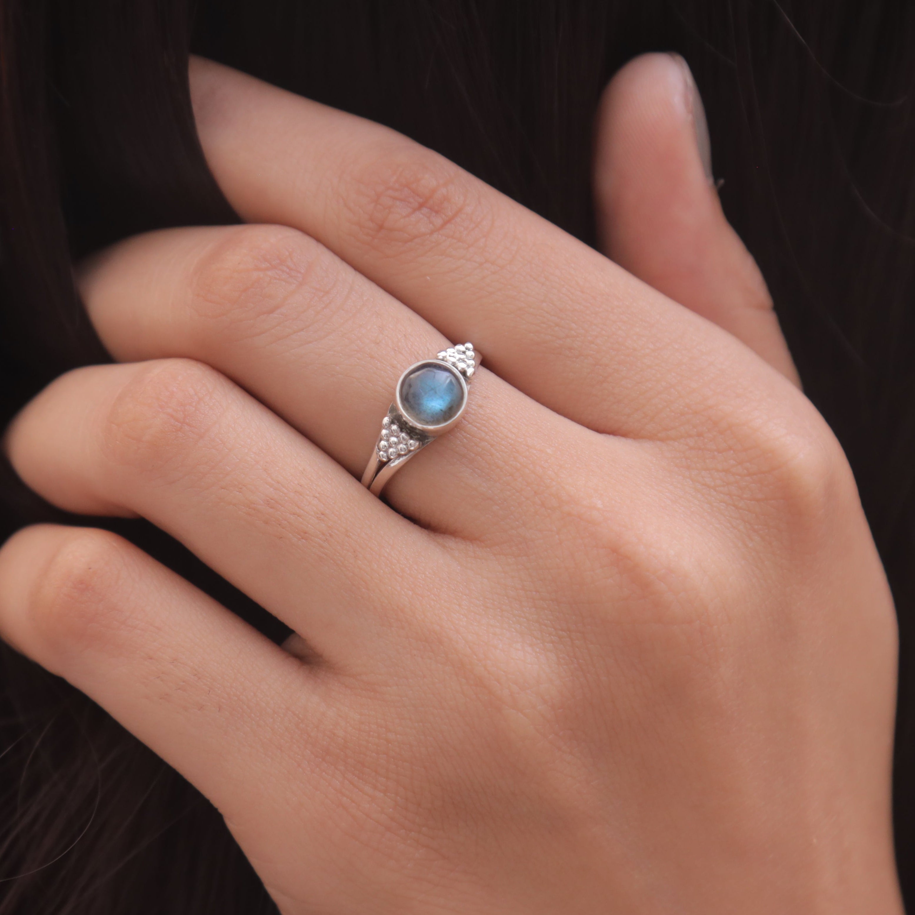 Labradorite Sterling Silver Ring
