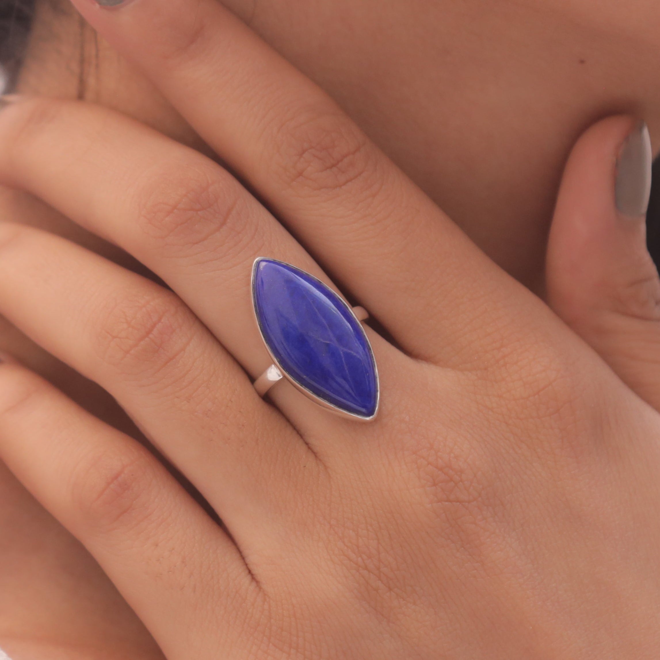 Lapis Lazuli Sterling Silver Ring