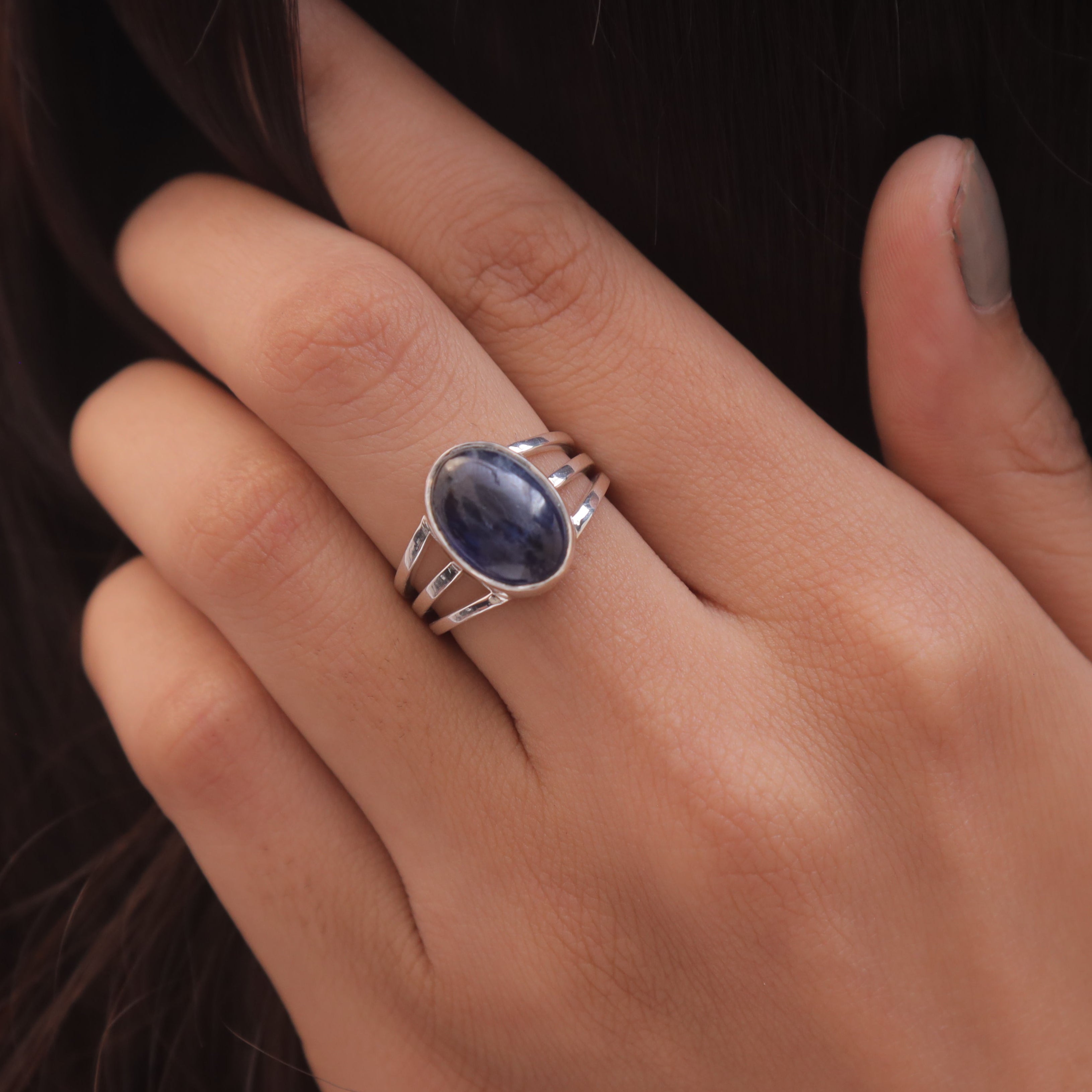 Kyanite Sterling Silver Ring