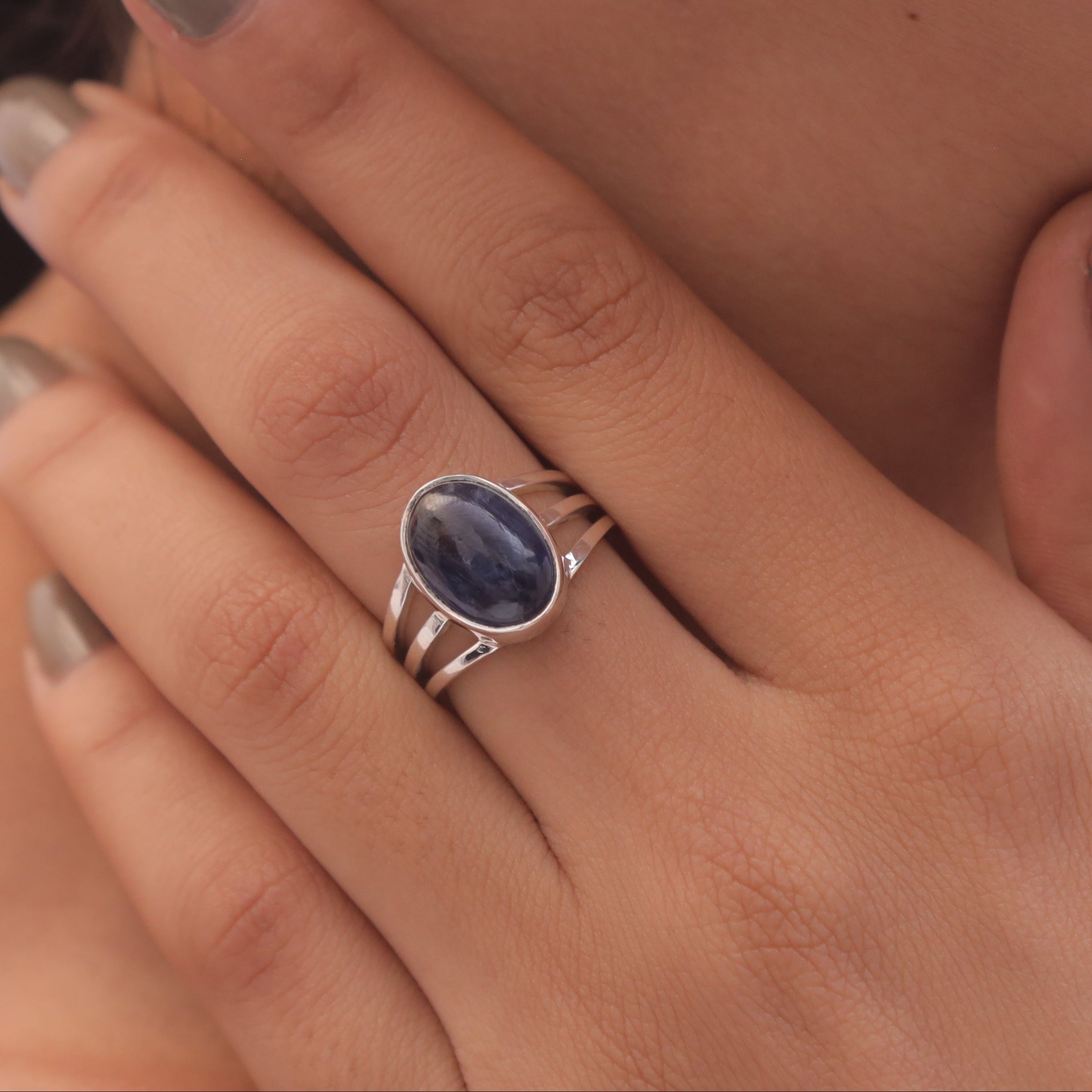Kyanite Sterling Silver Ring