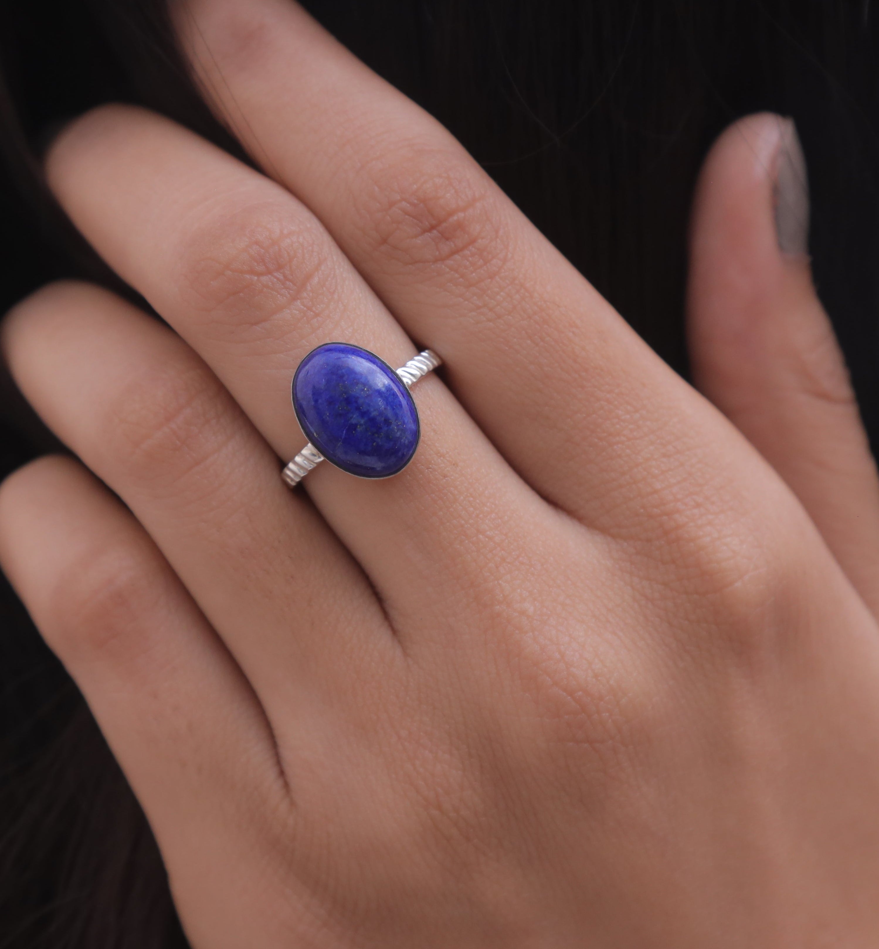 Lapis Lazuli Sterling Silver Ring