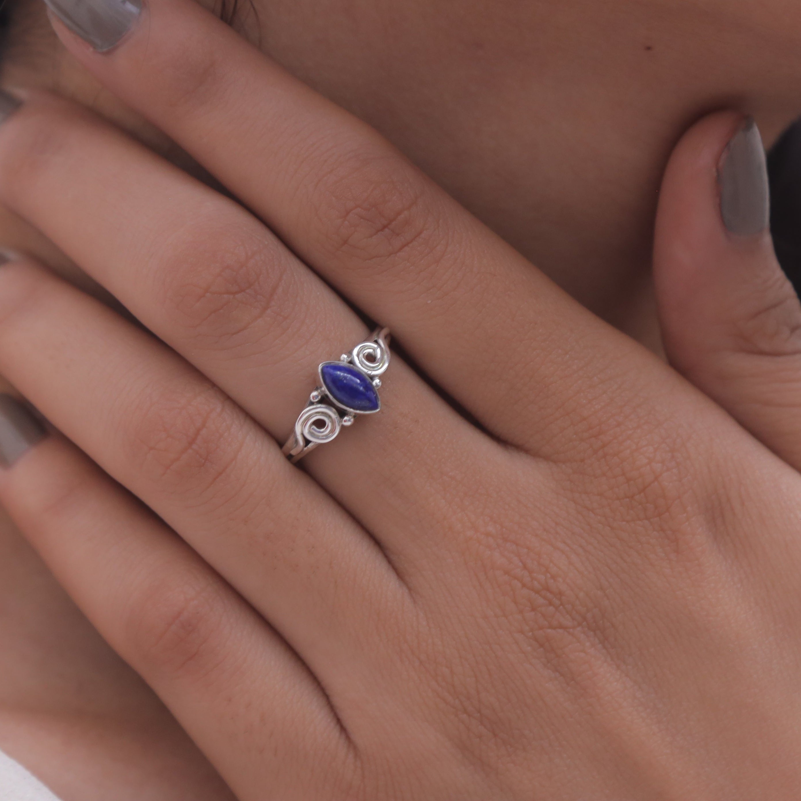 Lapis Lazuli Sterling Silver Ring