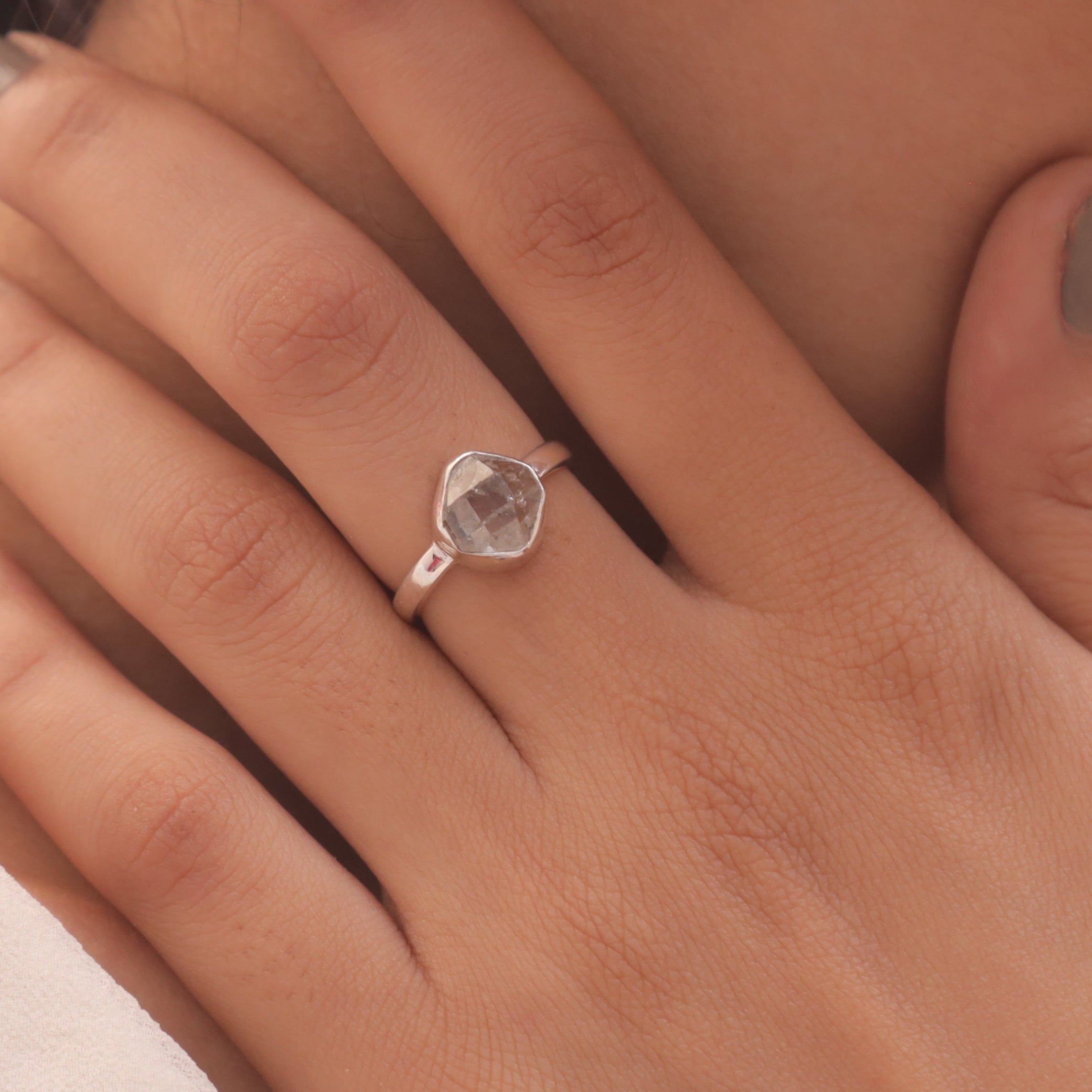Herkimer Sterling Silver Ring