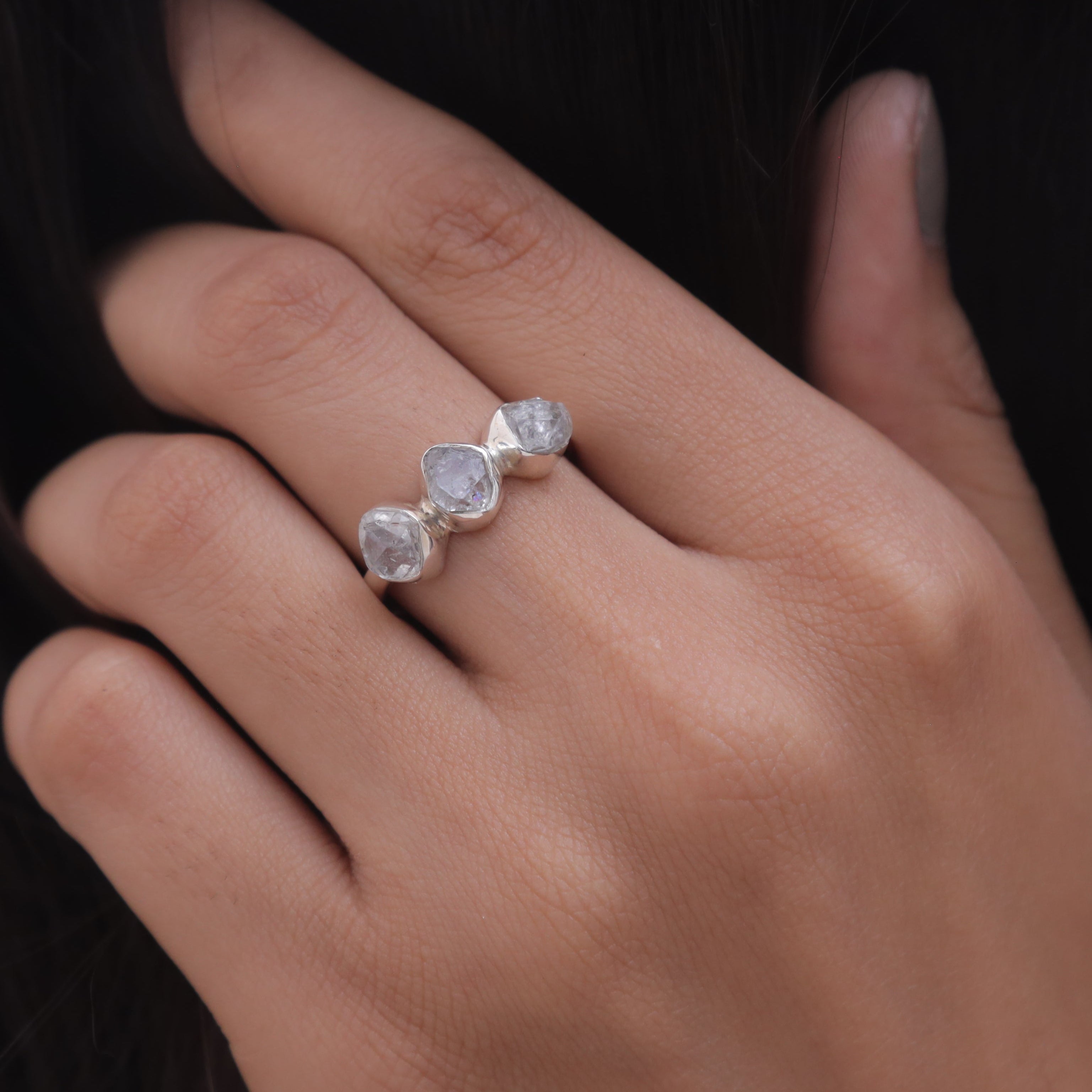 Herkimer Sterling Silver Ring