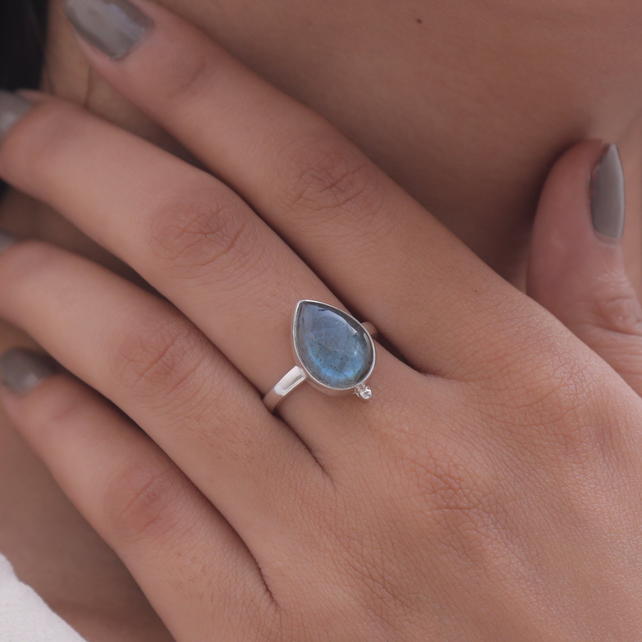 Labradorite Sterling Silver Ring