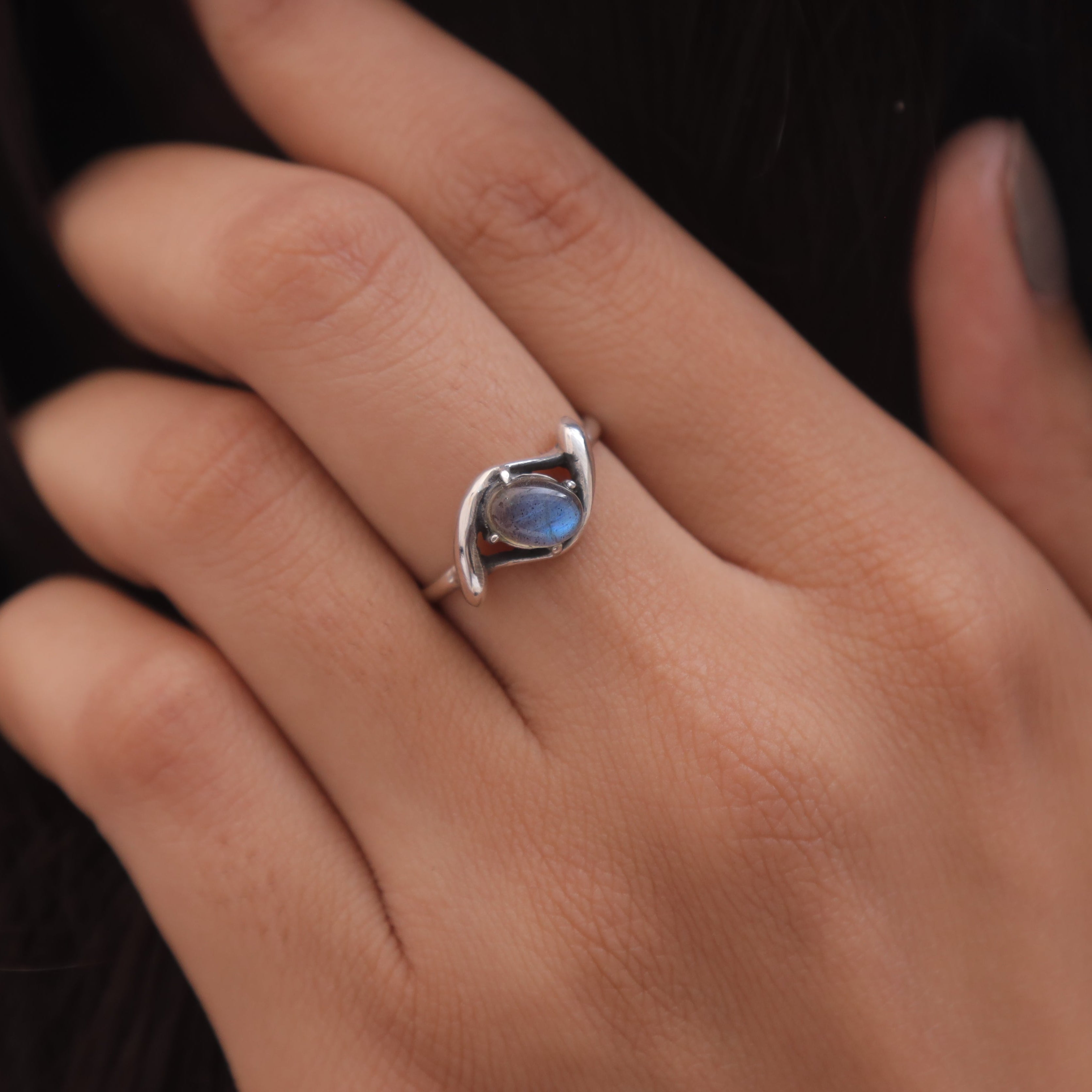 Labradorite Sterling Silver Ring
