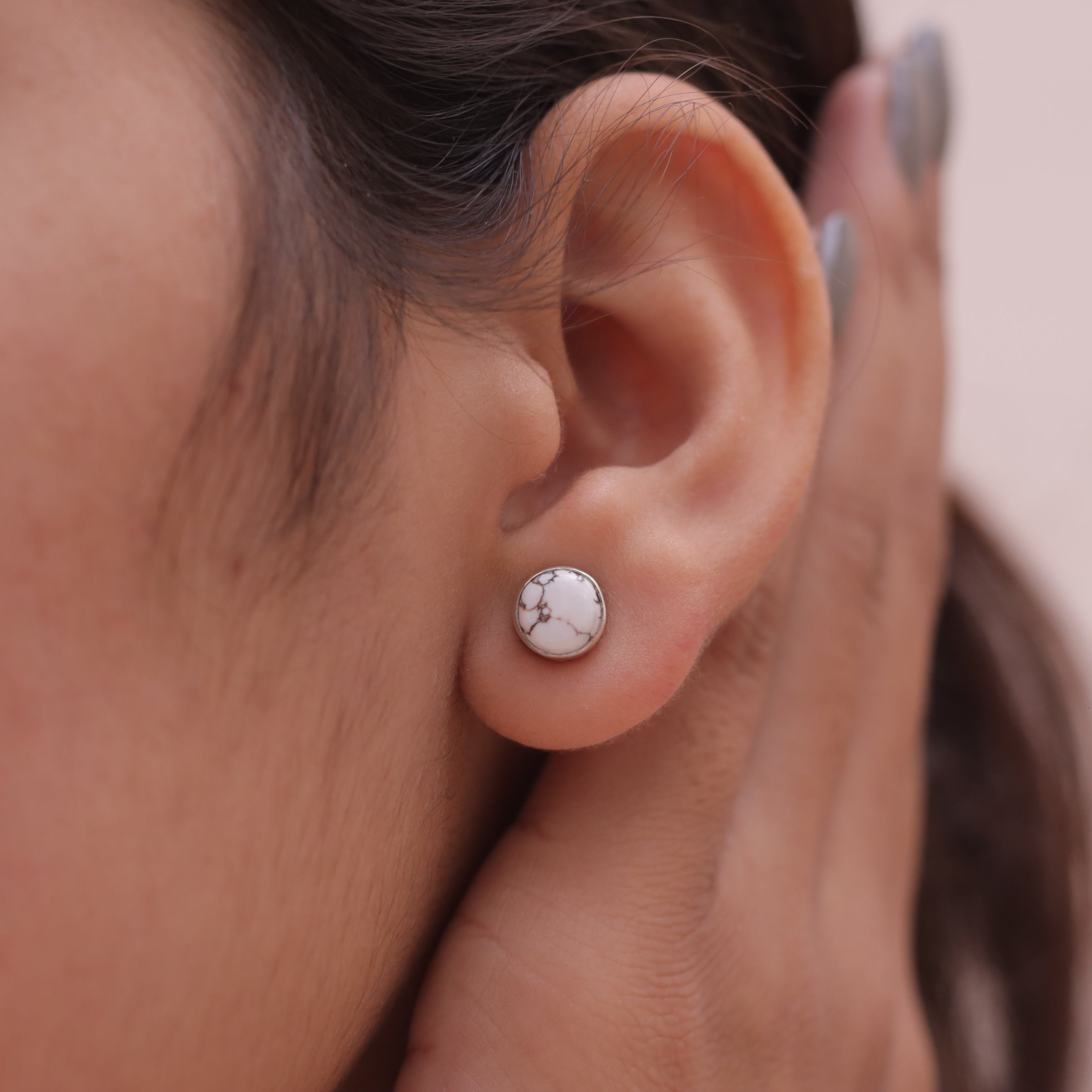 Wild Horse Sterling Silver Stud Earrings