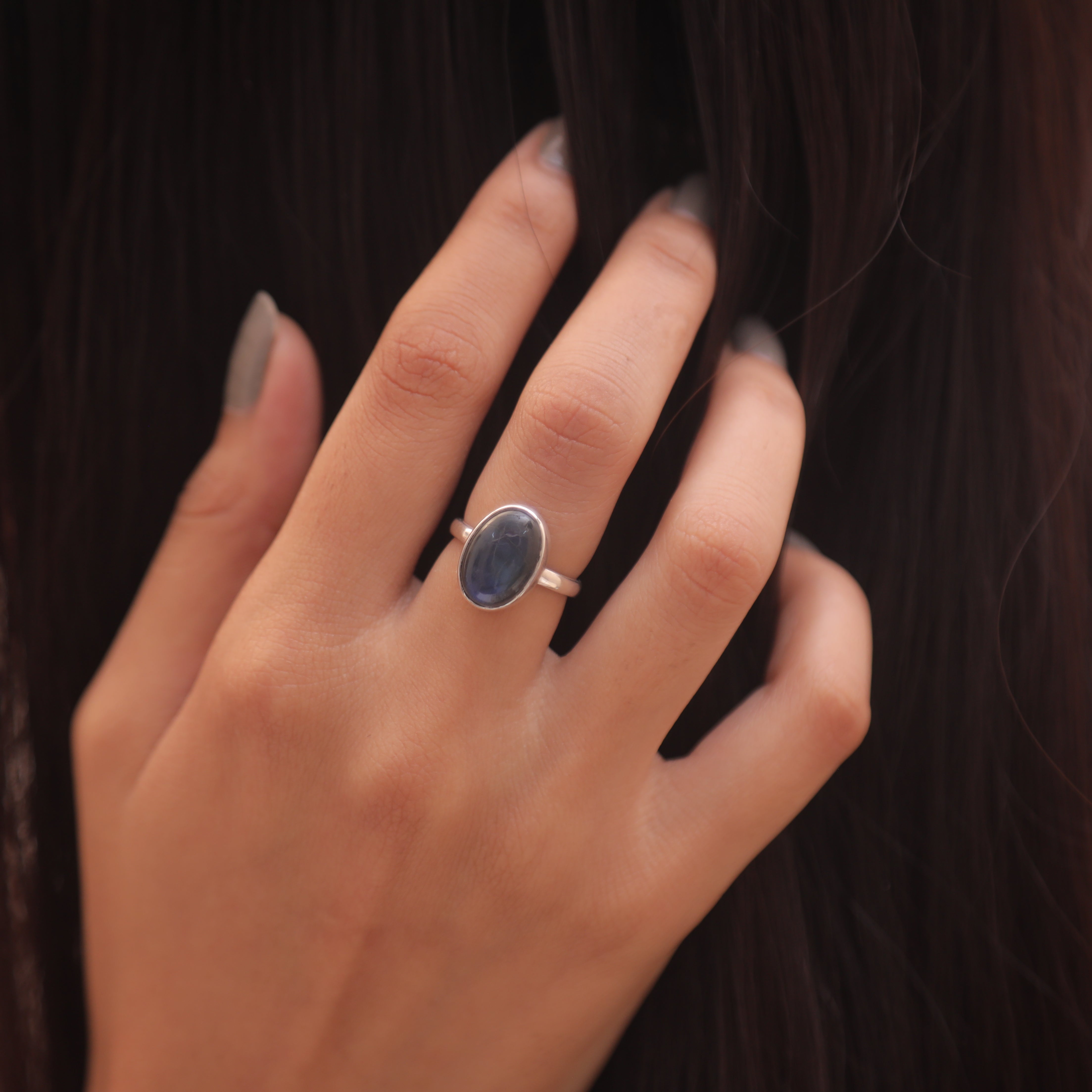 Labradorite Sterling Silver Ring