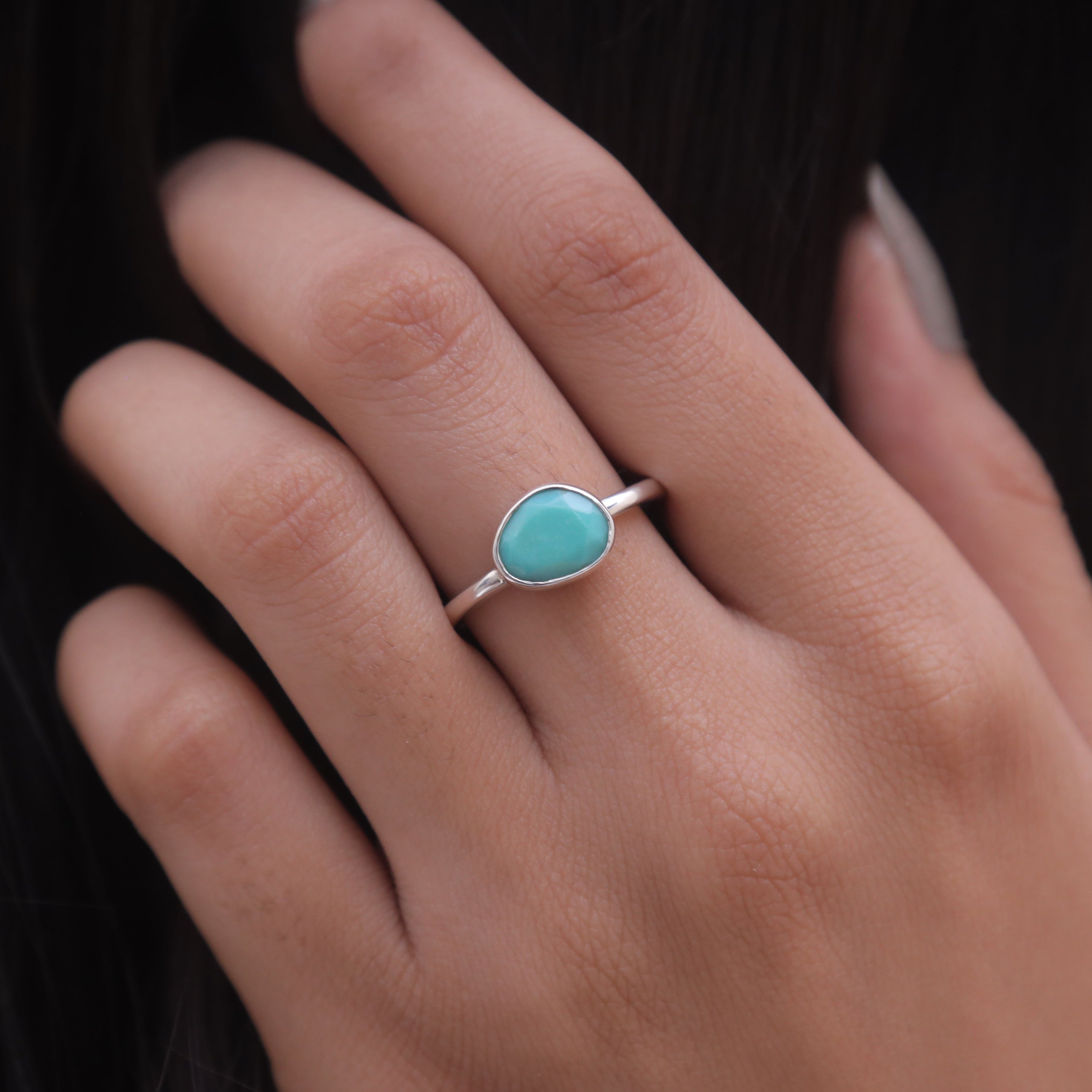 Chrysoprase Sterling Silver Ring