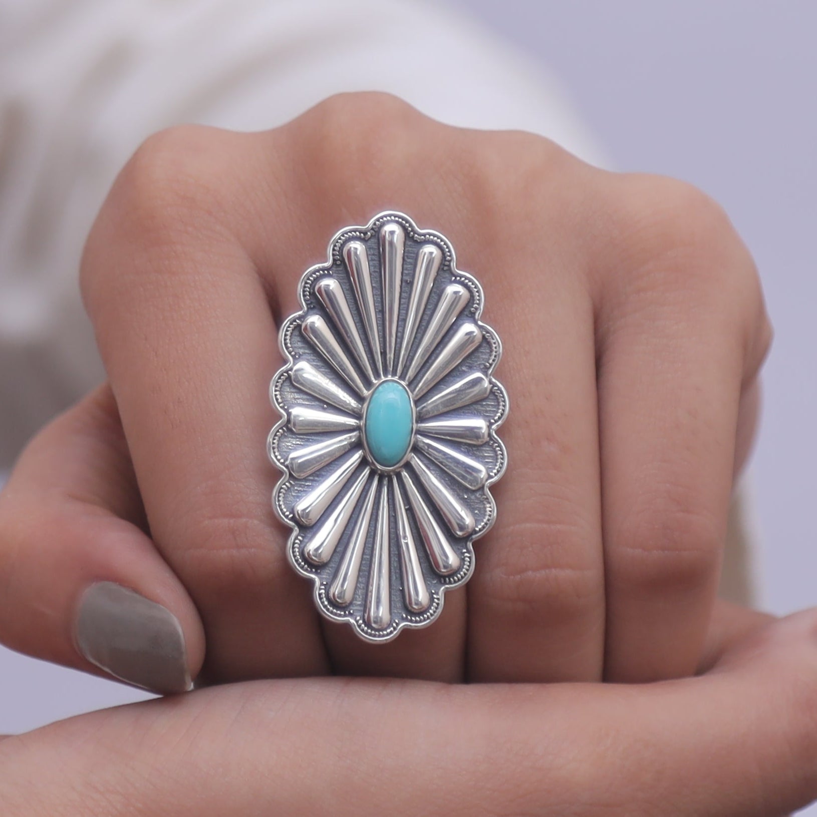 Arizona Turquoise Sterling Silver Ring