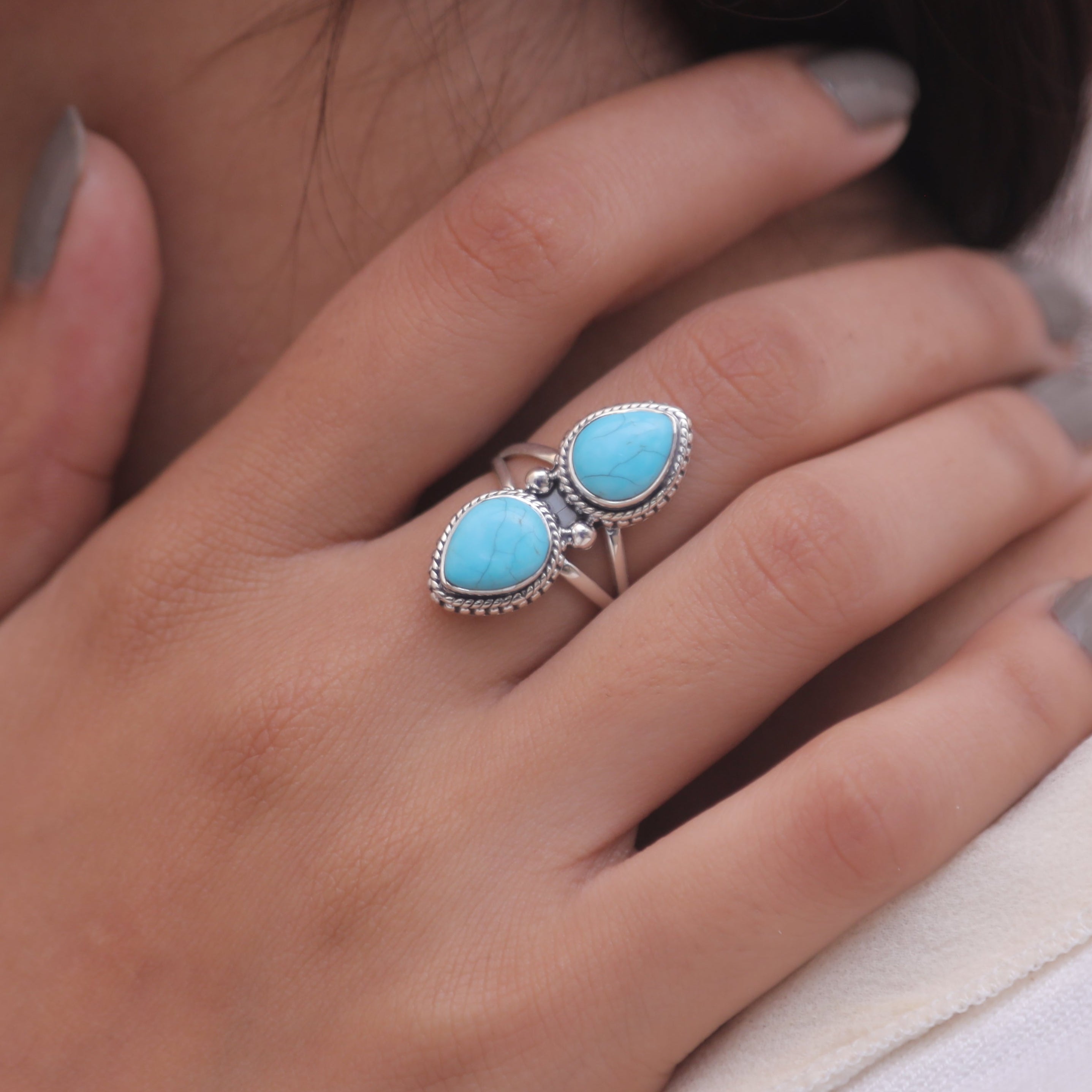 Arizona Turquoise Sterling Silver Ring