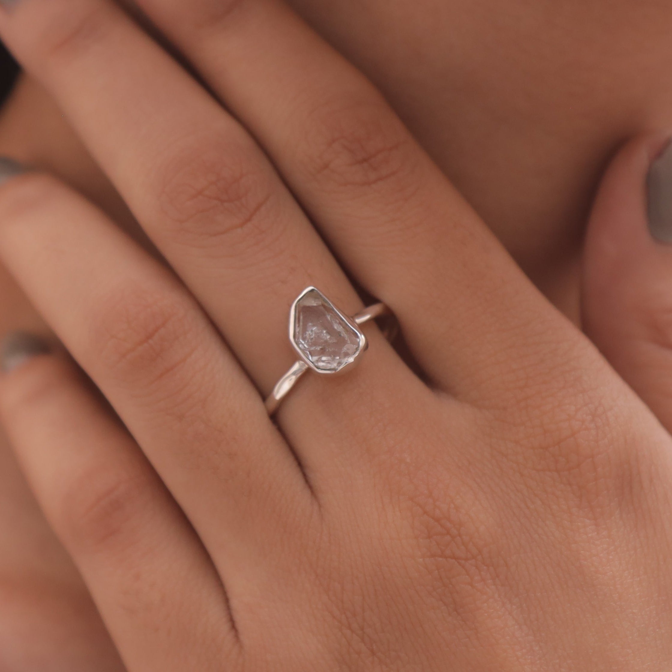 Herkimer Sterling Silver Ring