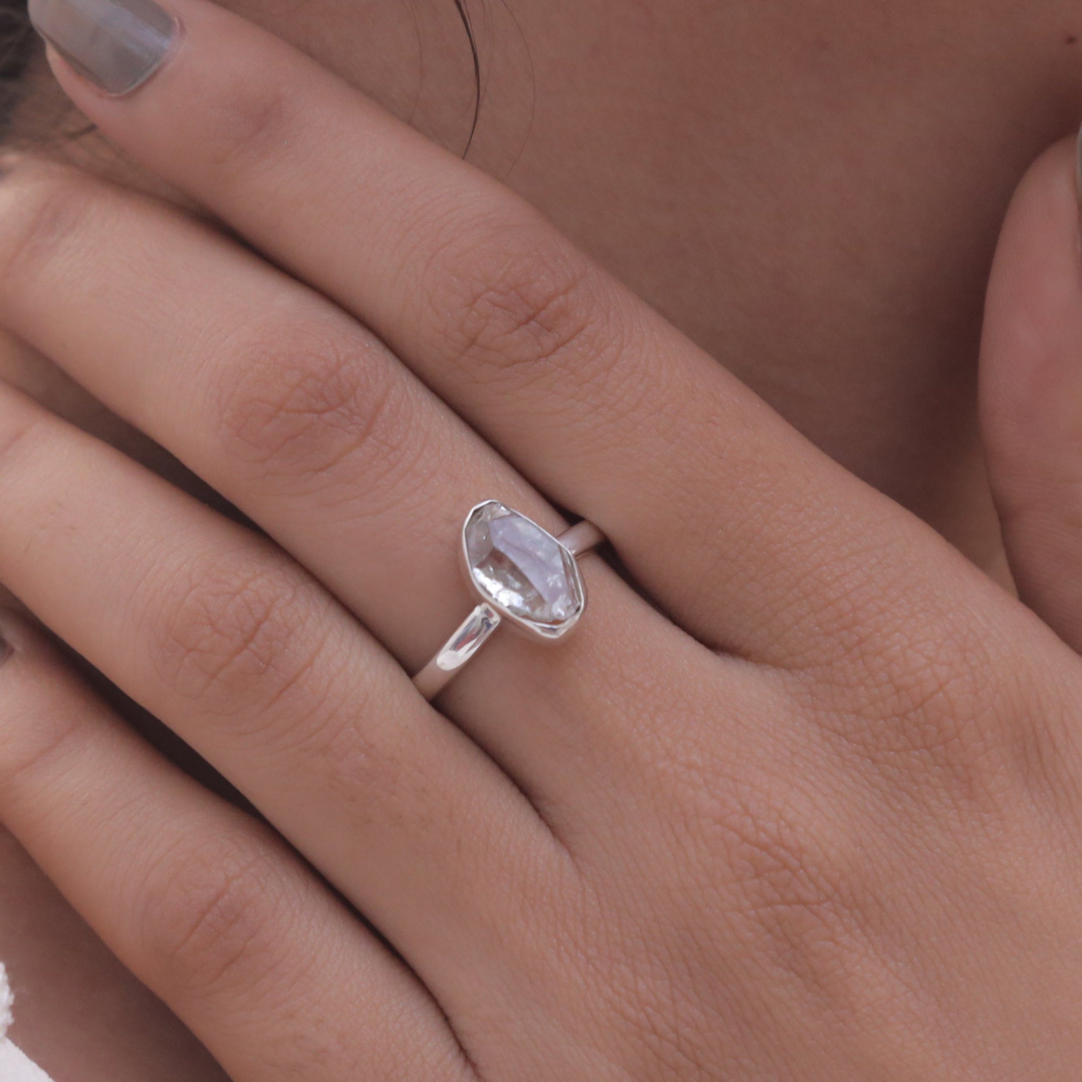Herkimer Sterling Silver Ring