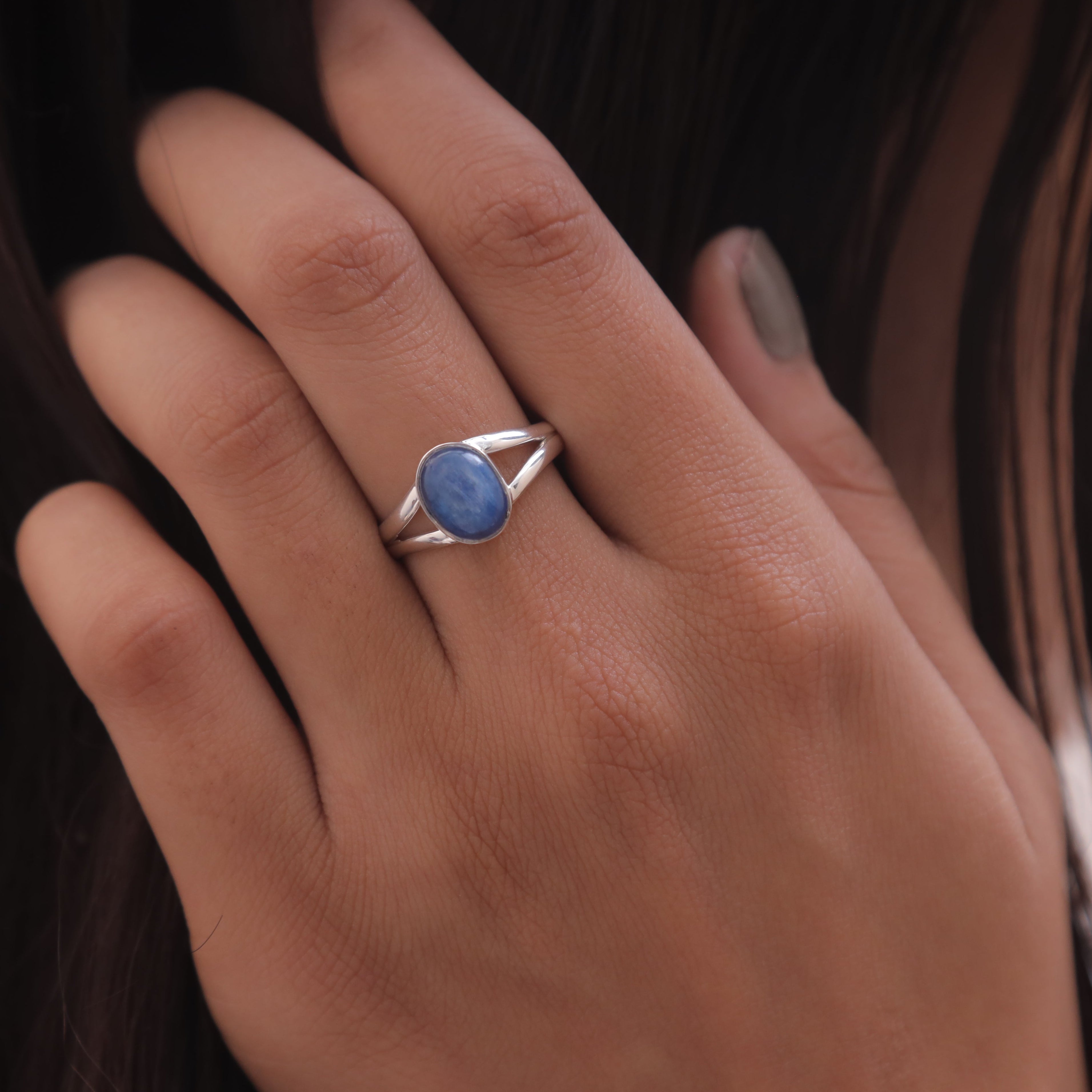Kyanite Sterling Silver Ring