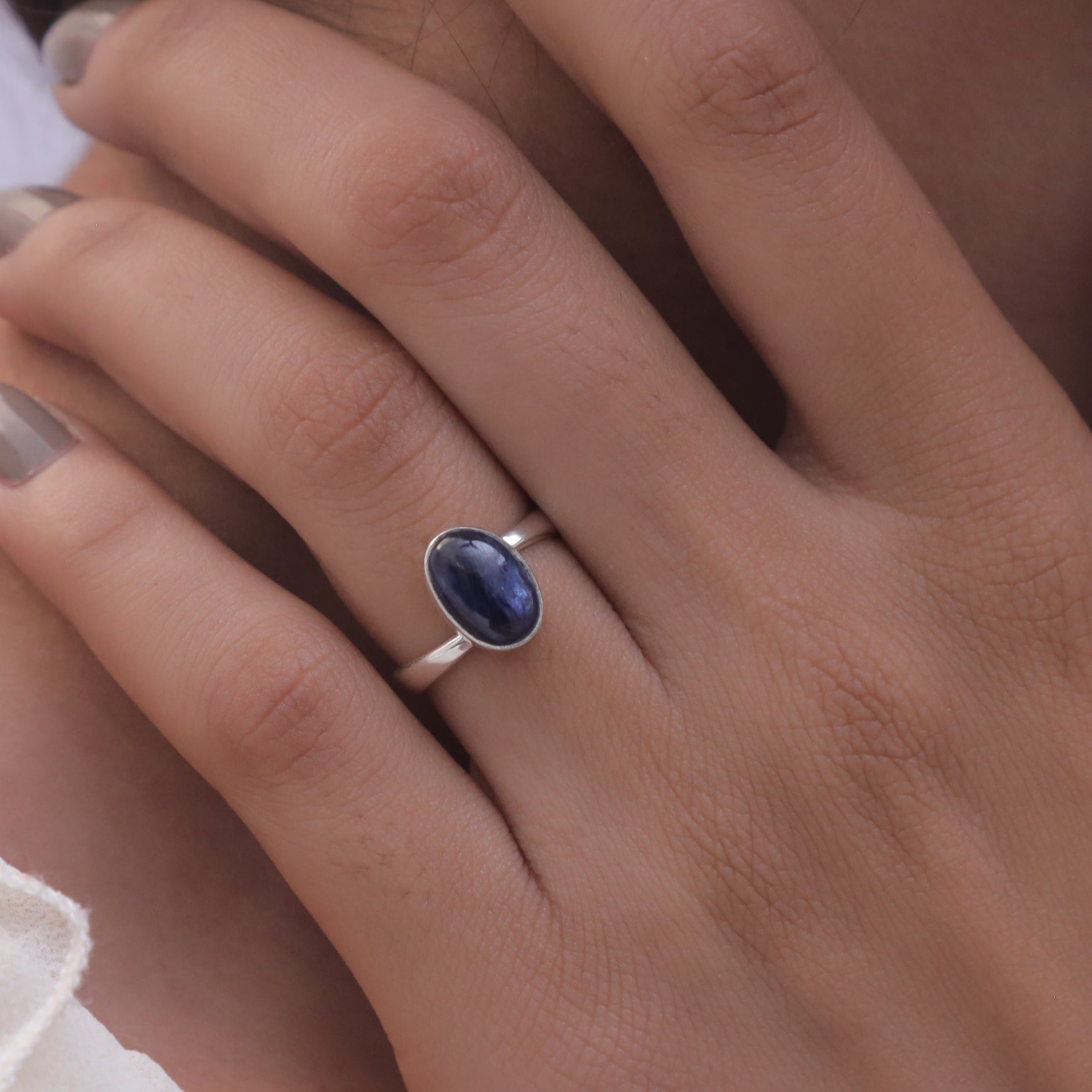 Kyanite Sterling Silver Ring