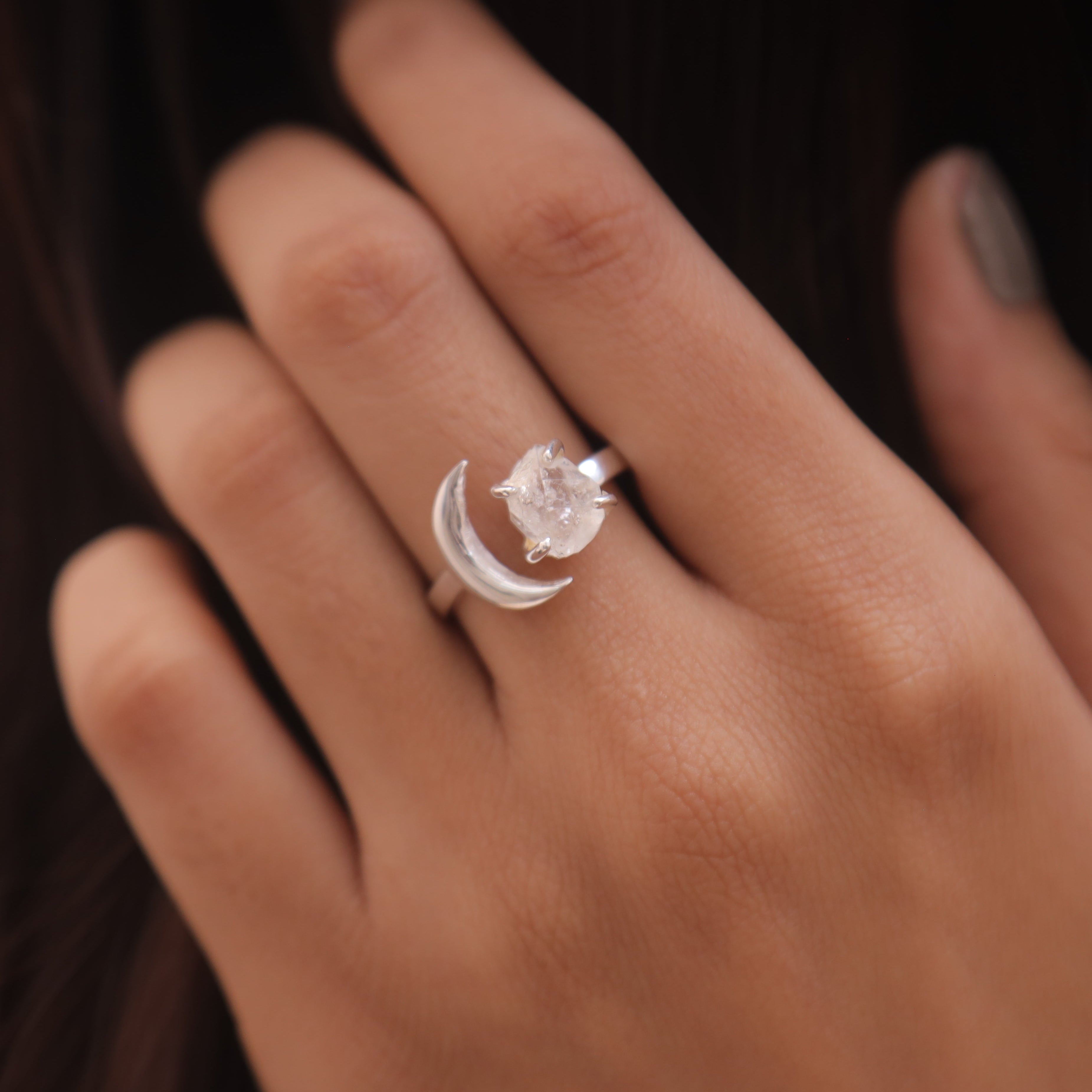 Herkimer Sterling Silver Ring