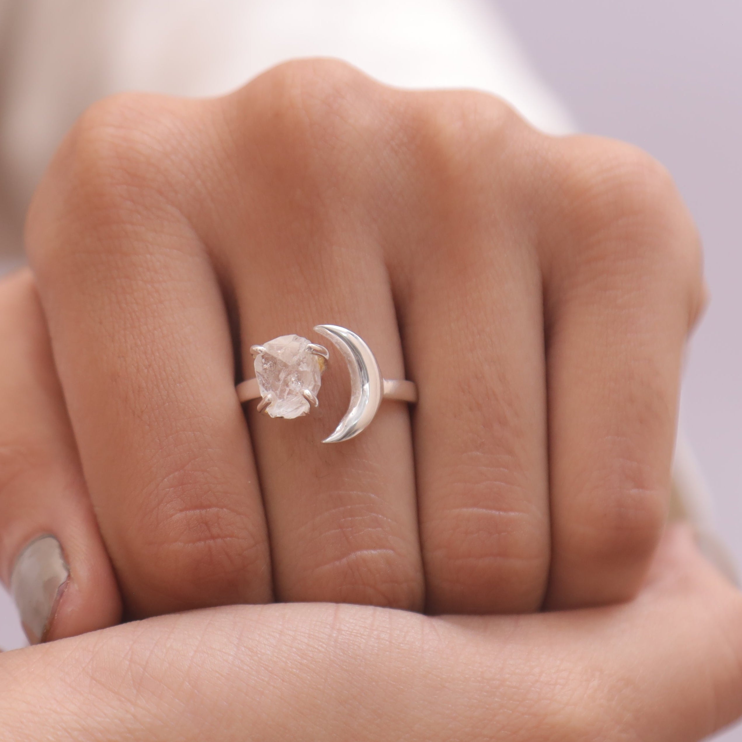 Herkimer Sterling Silver Ring