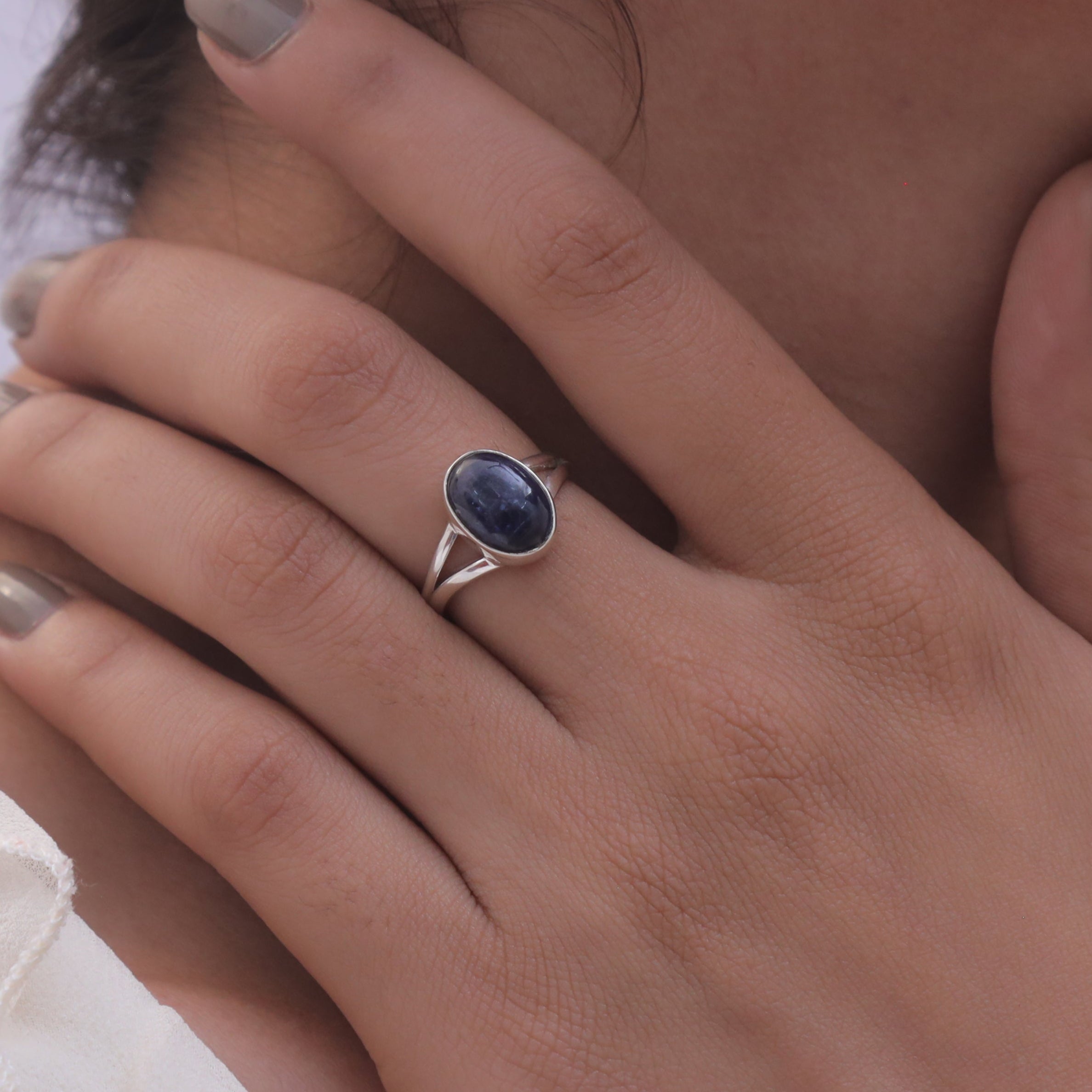 Kyanite Sterling Silver Ring