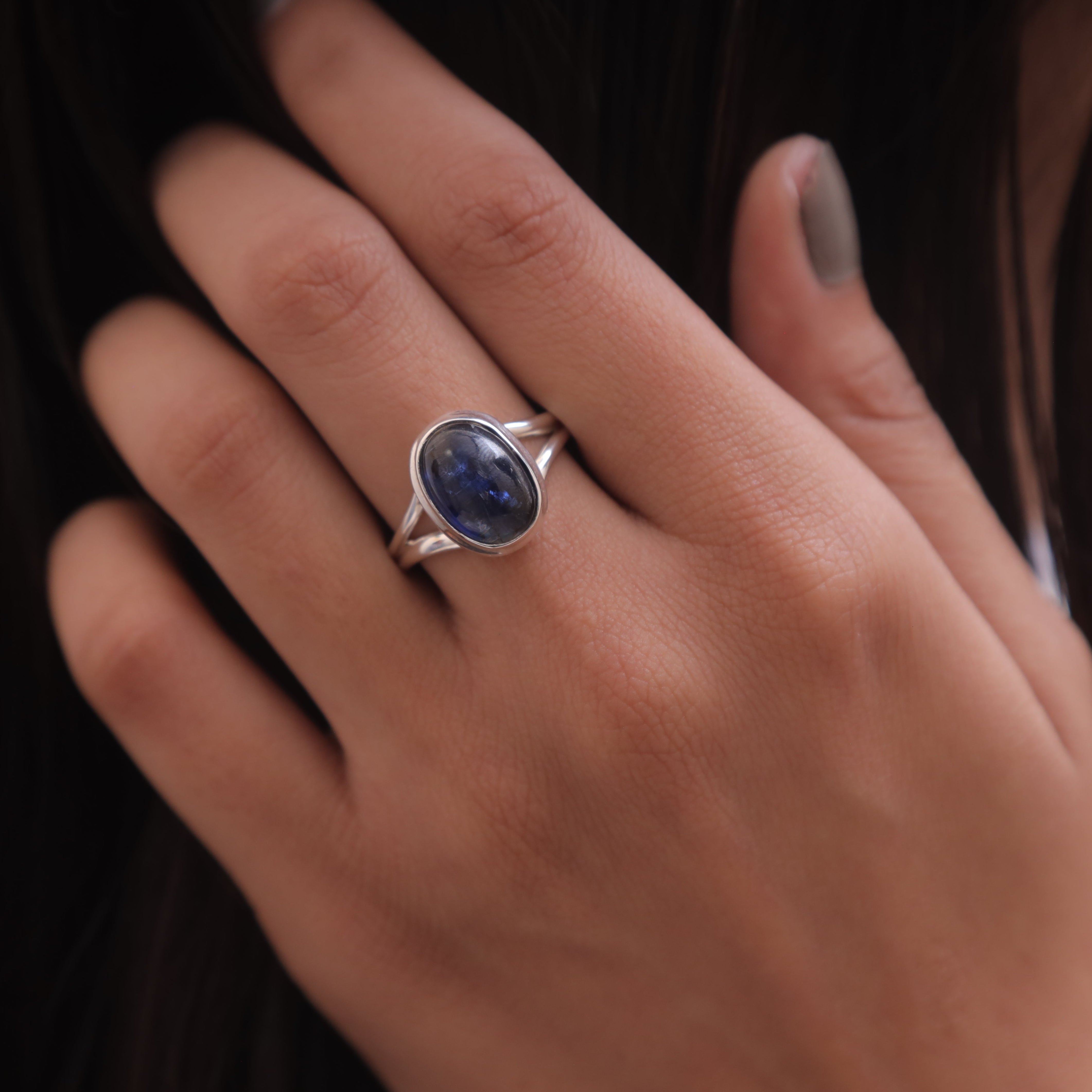 Kyanite Sterling Silver Ring