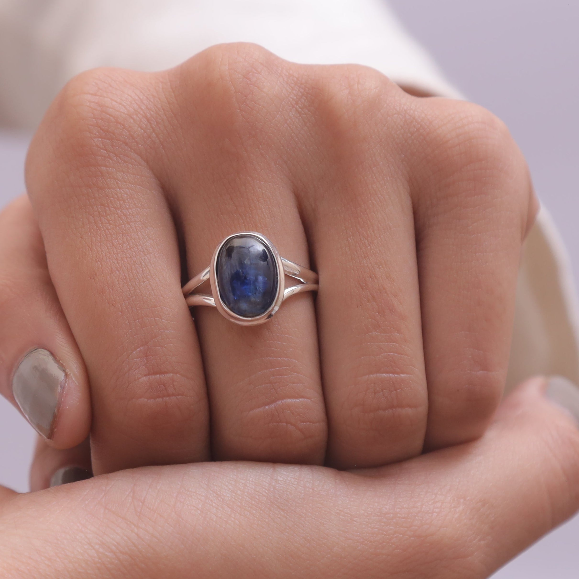 Kyanite Sterling Silver Ring