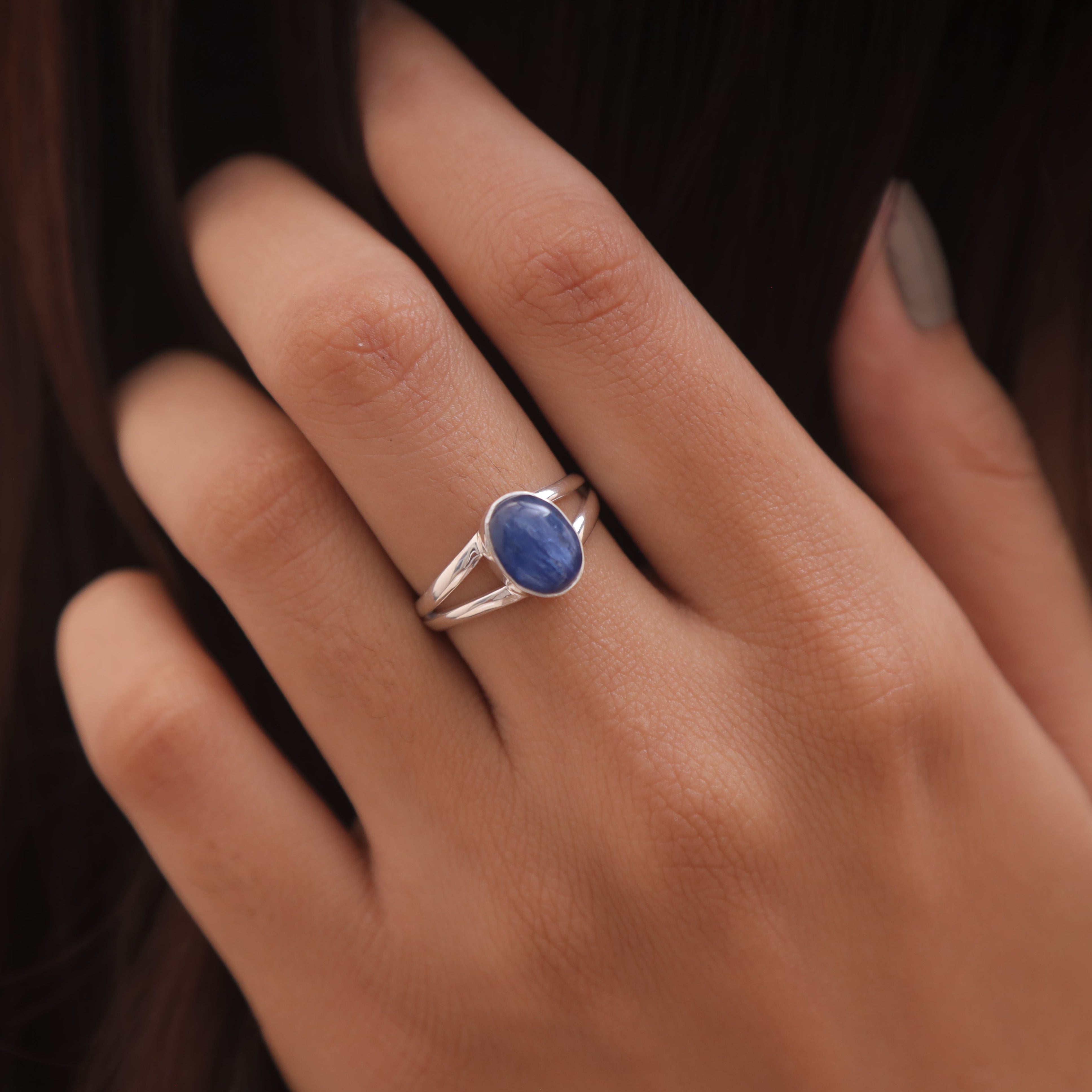 Kyanite Sterling Silver Ring