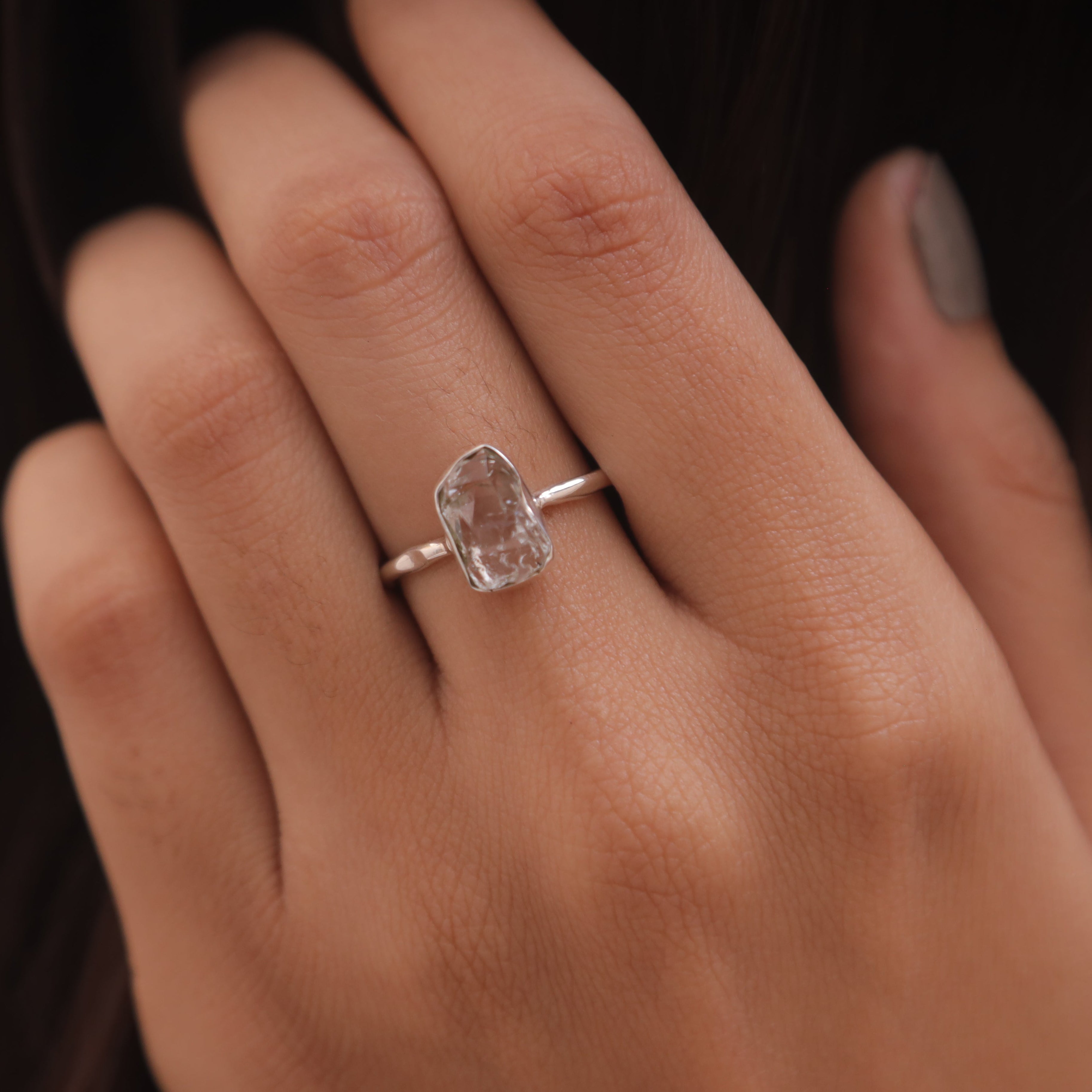 Herkimer Sterling Silver Ring