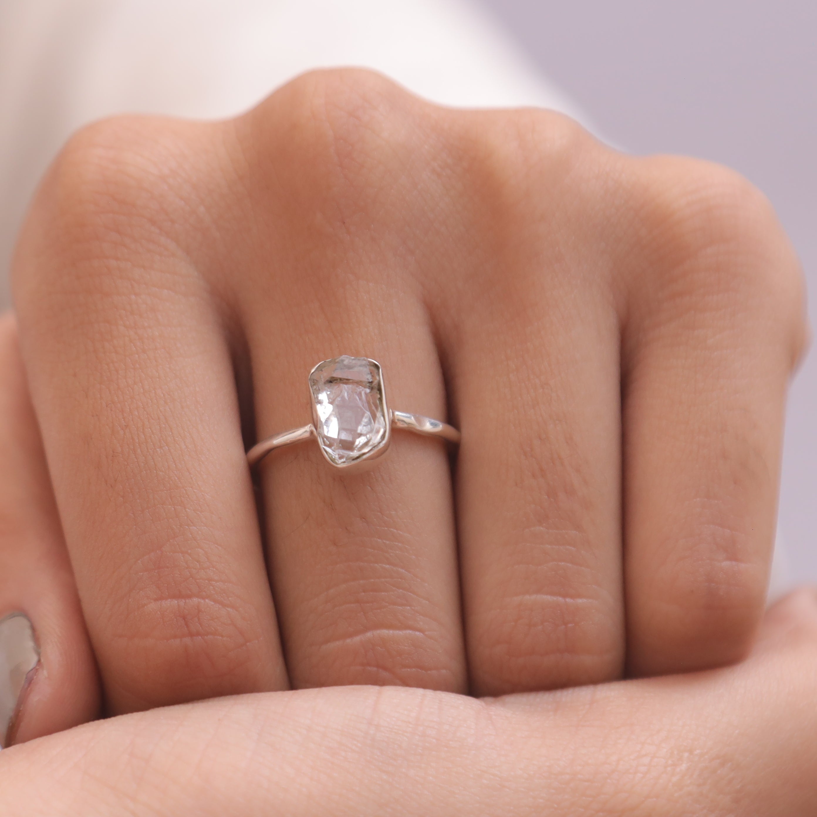 Herkimer Sterling Silver Ring
