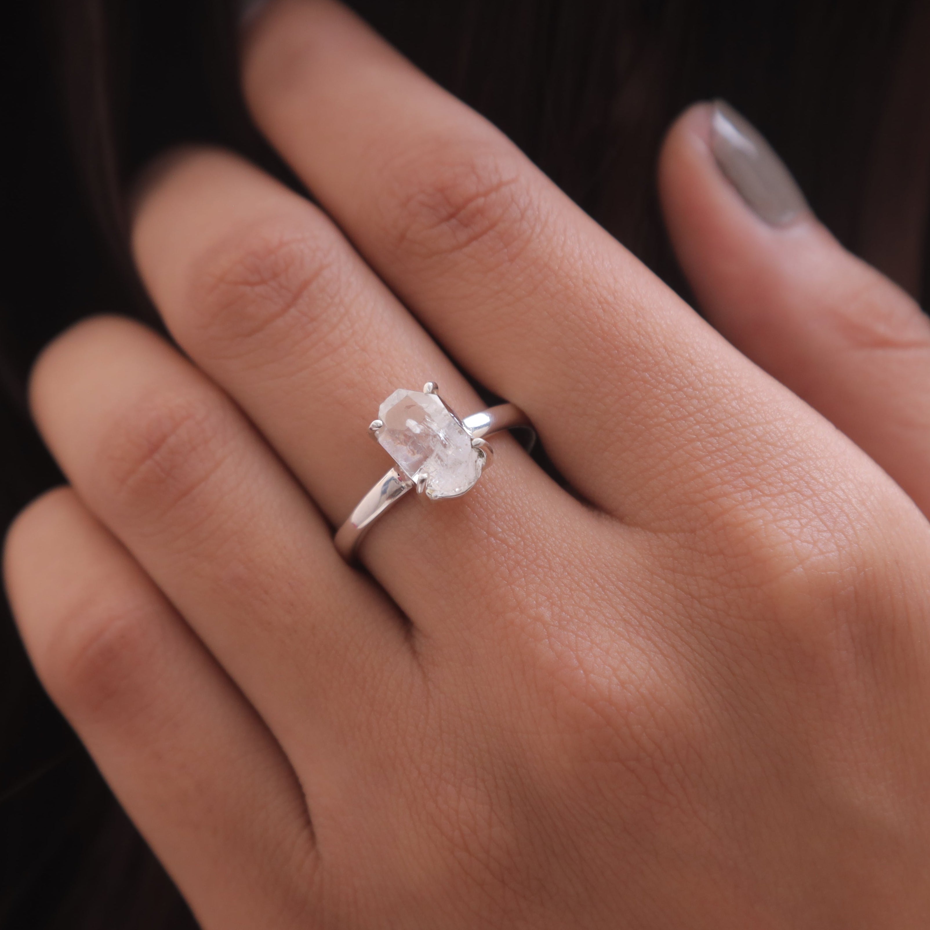 Herkimer Sterling Silver Ring