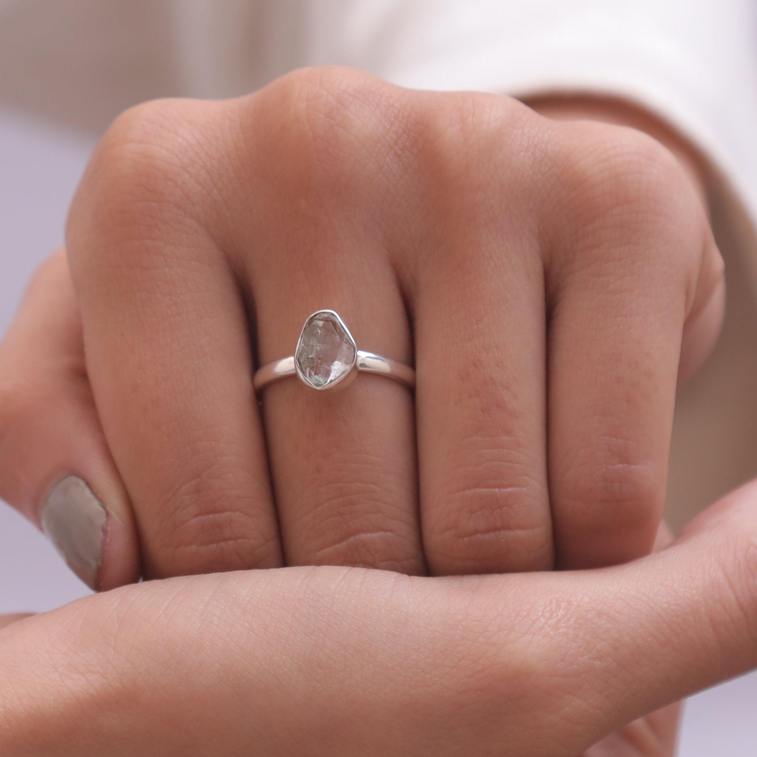 Herkimer Sterling Silver Ring