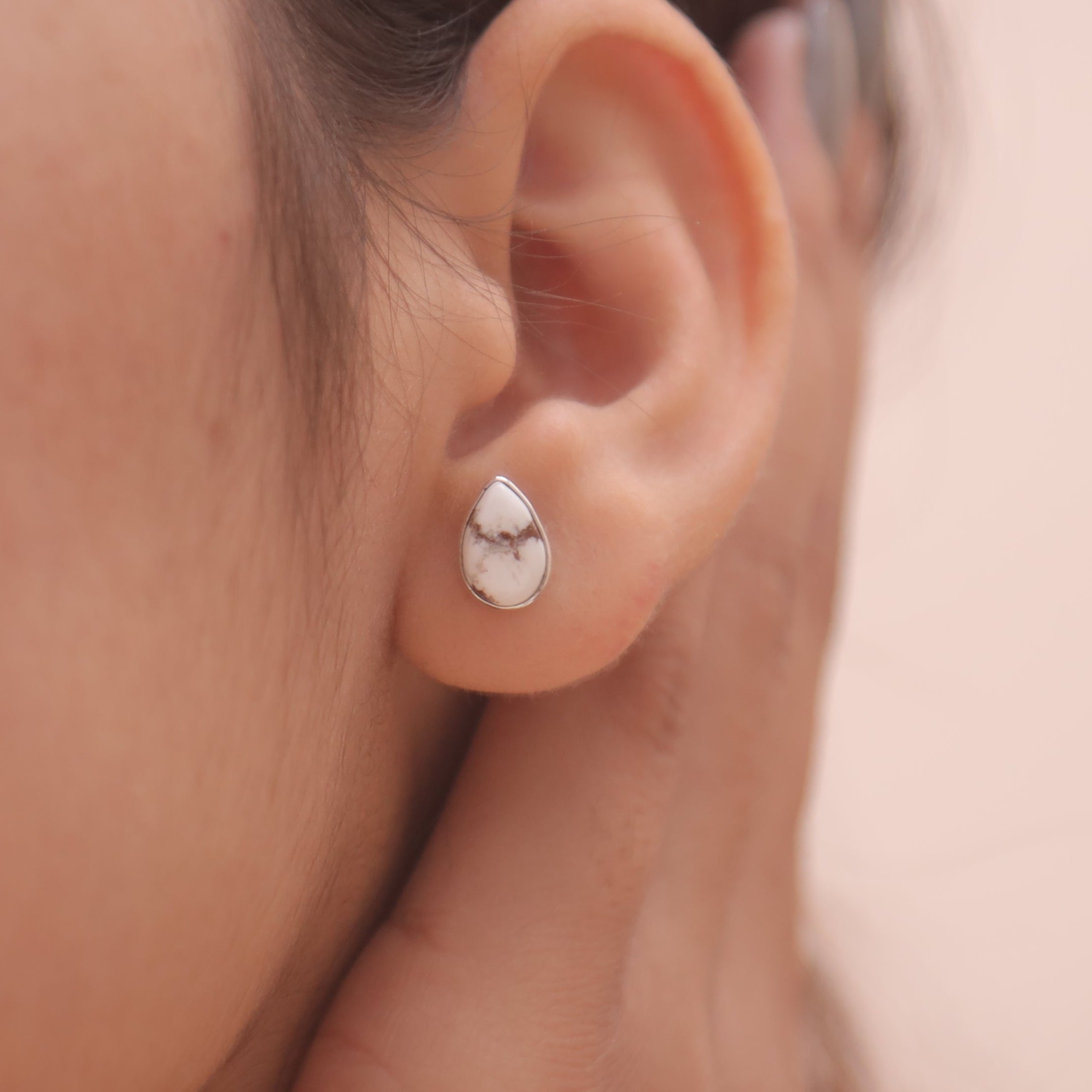 Wild Horse Sterling Silver Stud Earrings