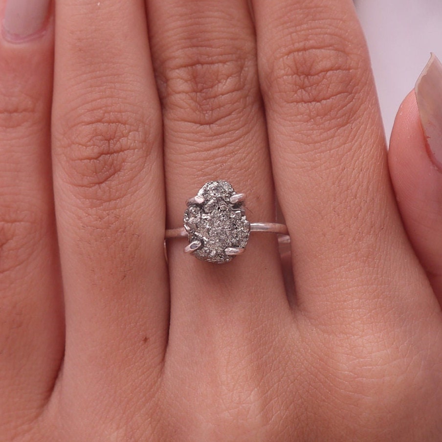 Pyrite Sterling Silver Ring