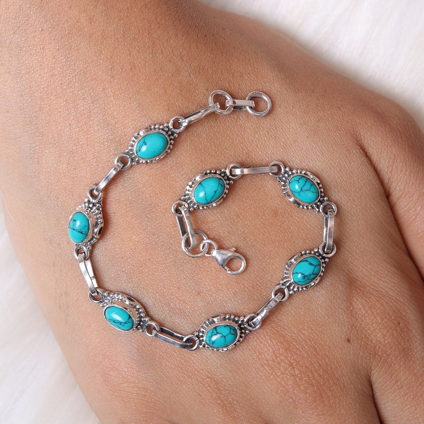 Turquoise Sterling Silver Bracelet