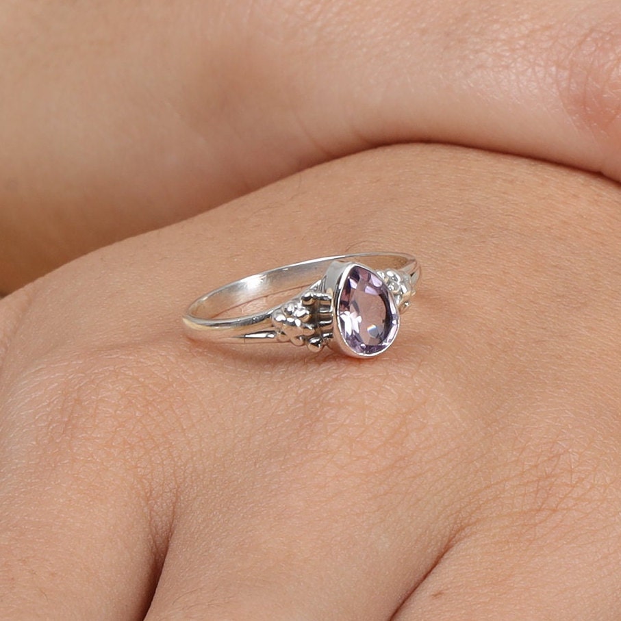 Amethyst Sterling Silver Ring