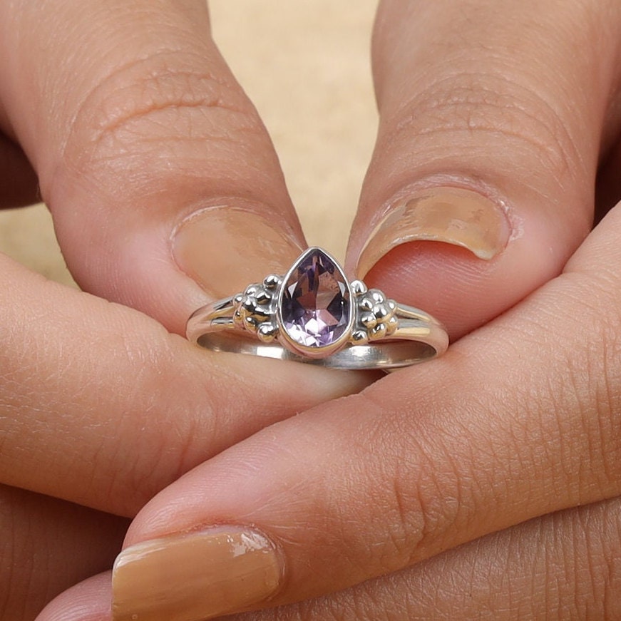 Amethyst Sterling Silver Ring