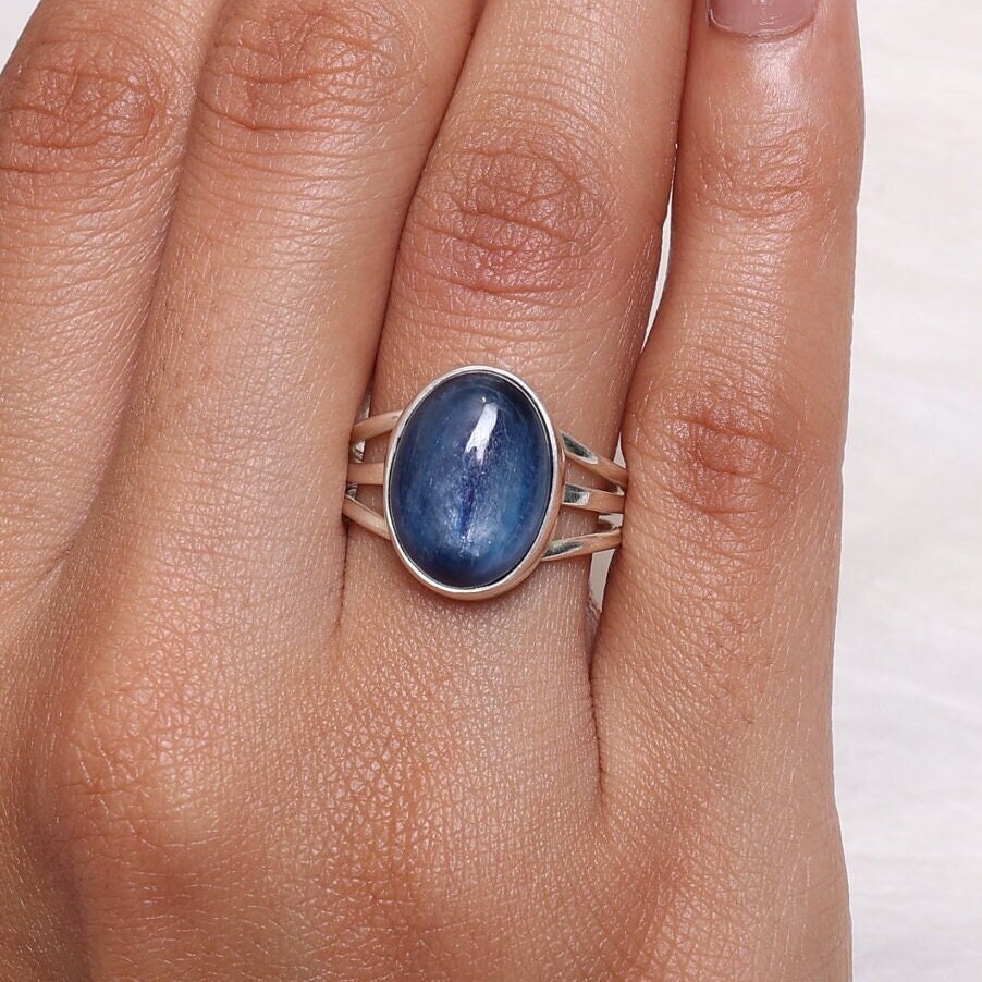 Kyanite Sterling Silver Ring