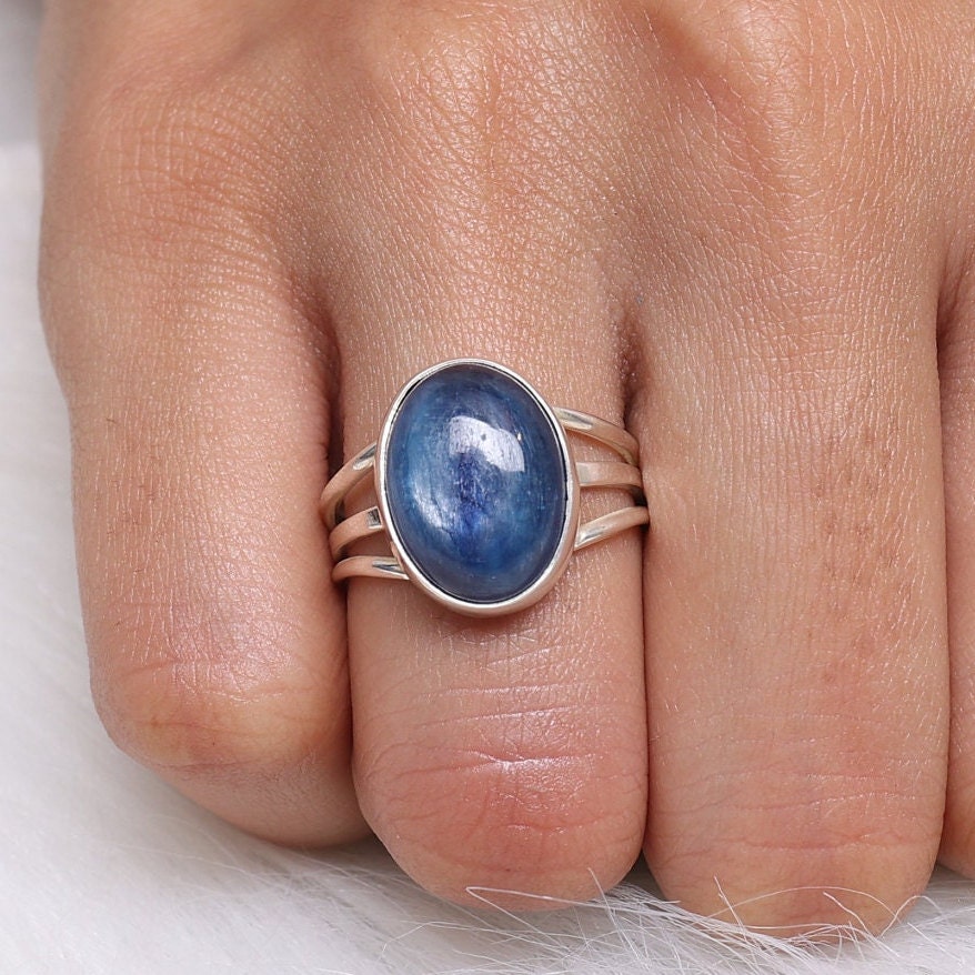 Kyanite Sterling Silver Ring