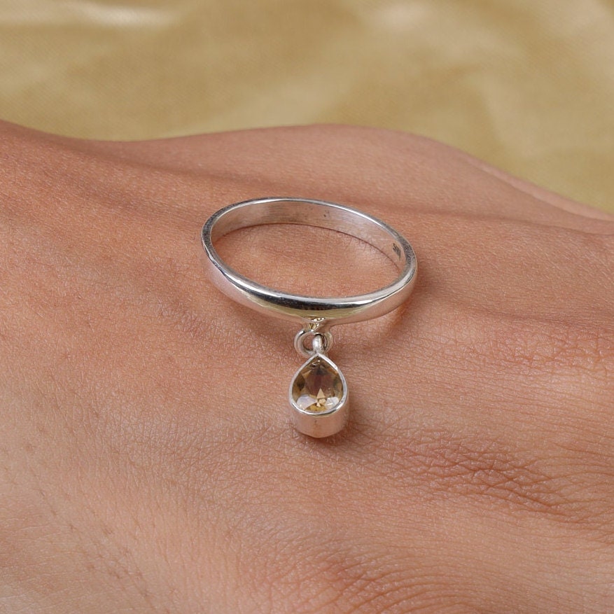 Citrine Sterling Silver Ring