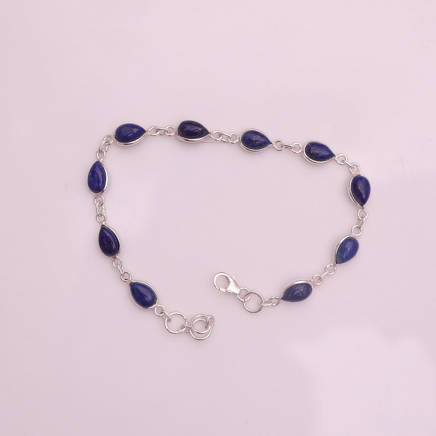 Lapis Lazuli Sterling Silver Bracelet