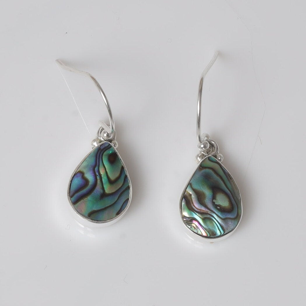 Abalone Shell Sterling Silver Earrings