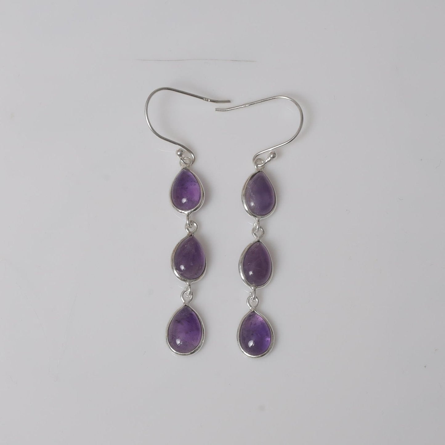 Amethyst Sterling Silver Earrings