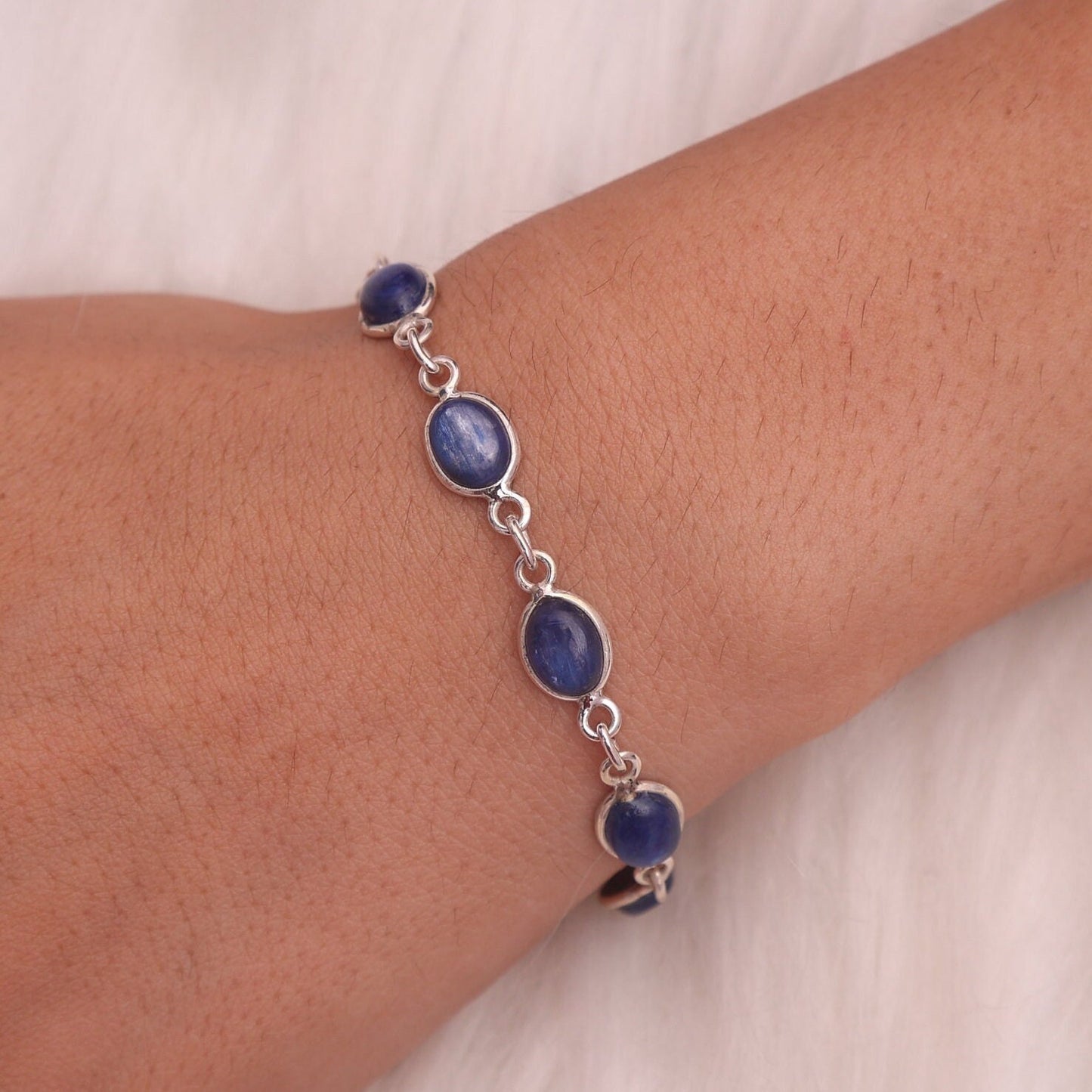 Kyanite Sterling Silver Bracelet