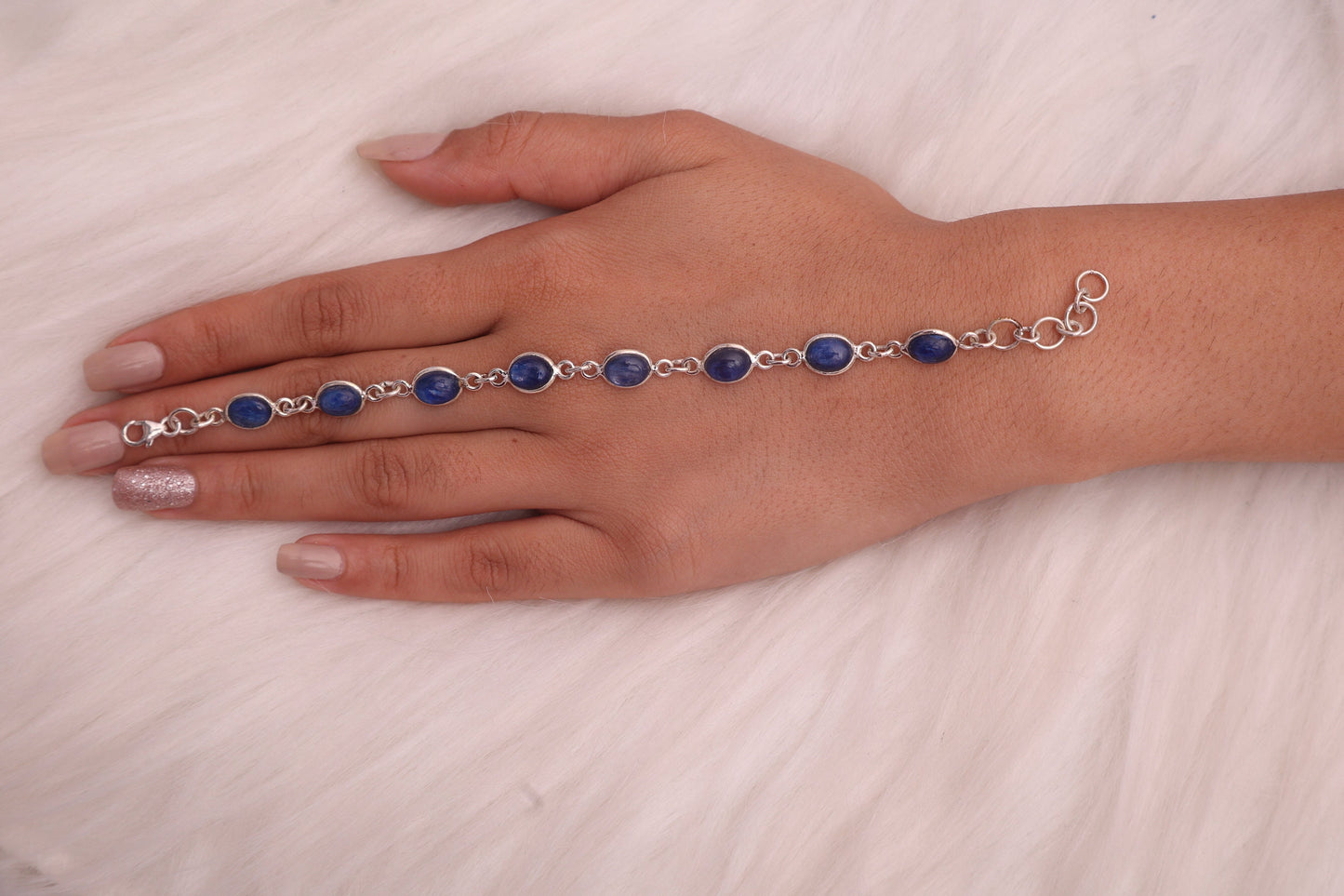 Kyanite Sterling Silver Bracelet