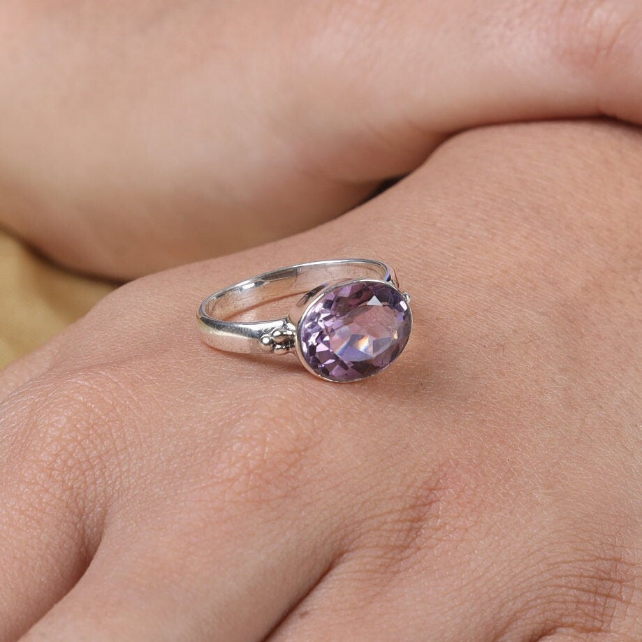 Amethyst Sterling Silver Ring