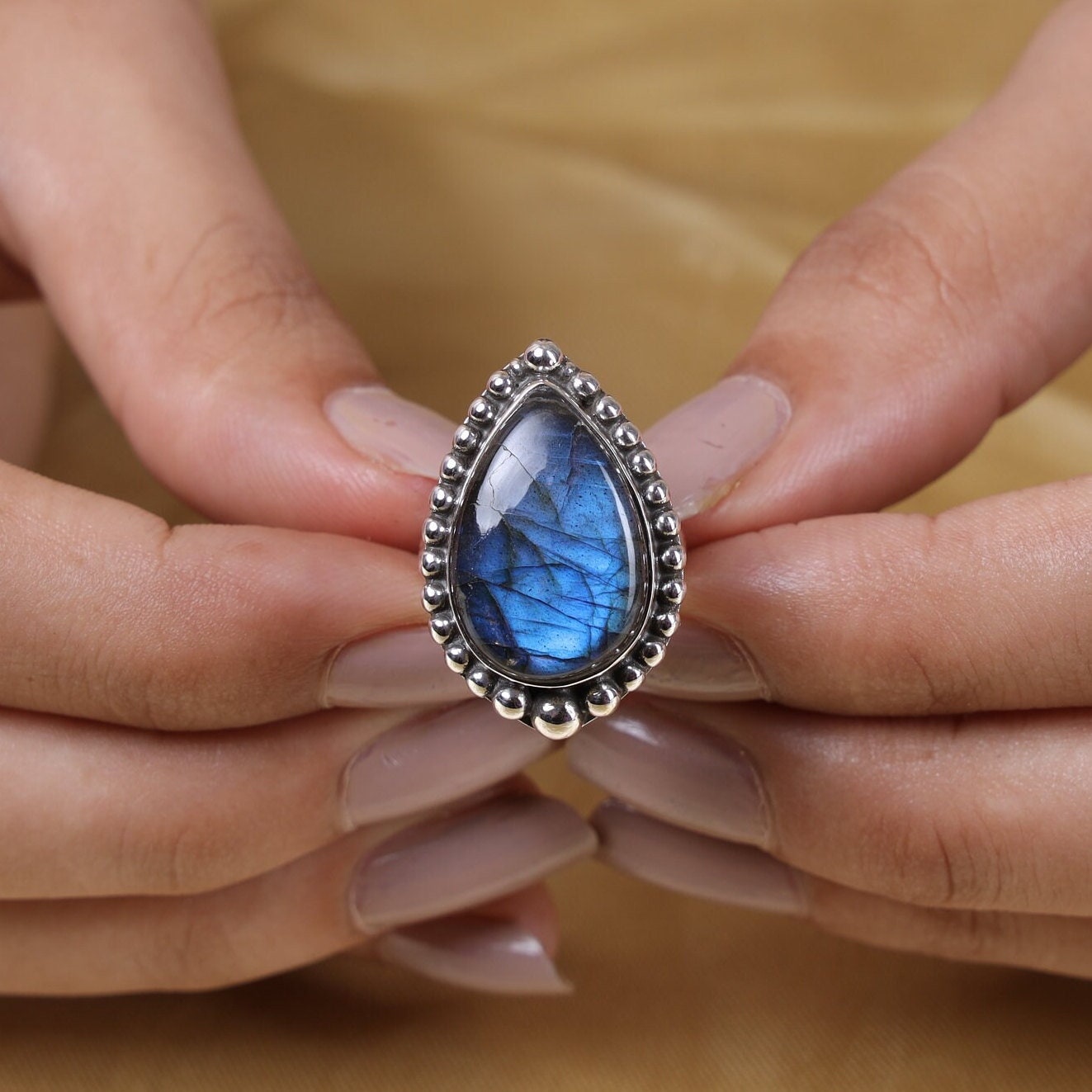 Labradorite Sterling Silver Ring