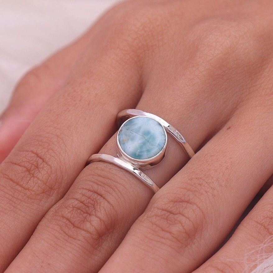 Dominican Larimar Sterling Silver Ring