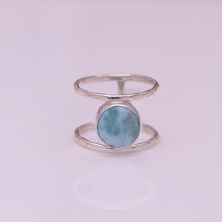 Dominican Larimar Sterling Silver Ring