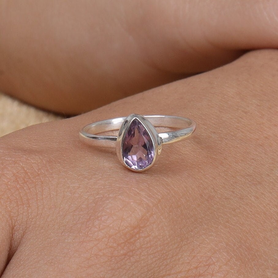 Amethyst 925 Sterling Silver Ring