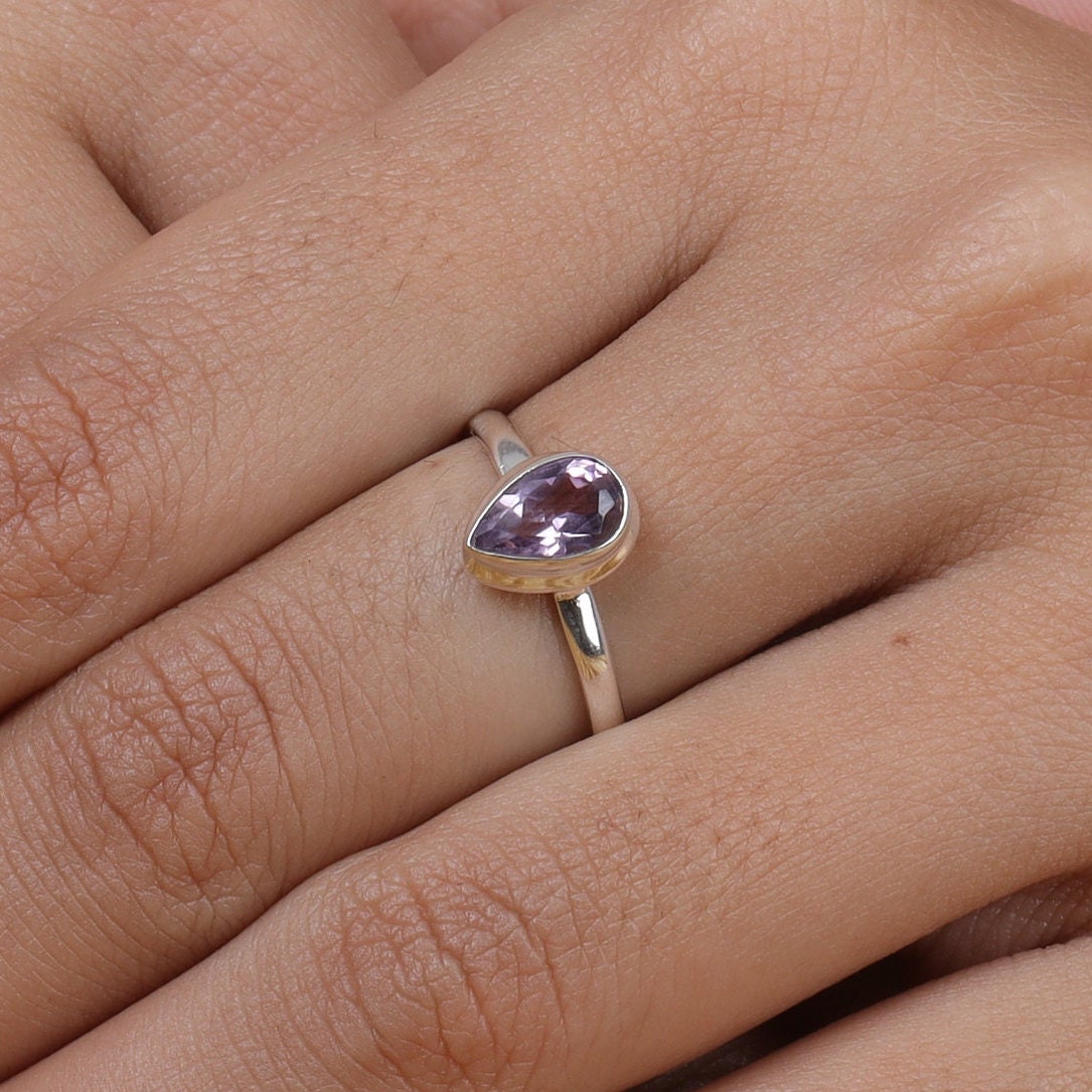 Amethyst 925 Sterling Silver Ring