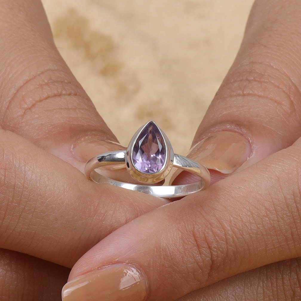 Amethyst 925 Sterling Silver Ring